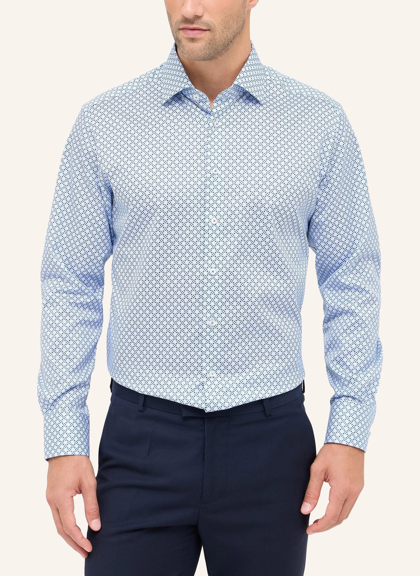 1863 by ETERNA Hemd MODERN FIT: BLAU