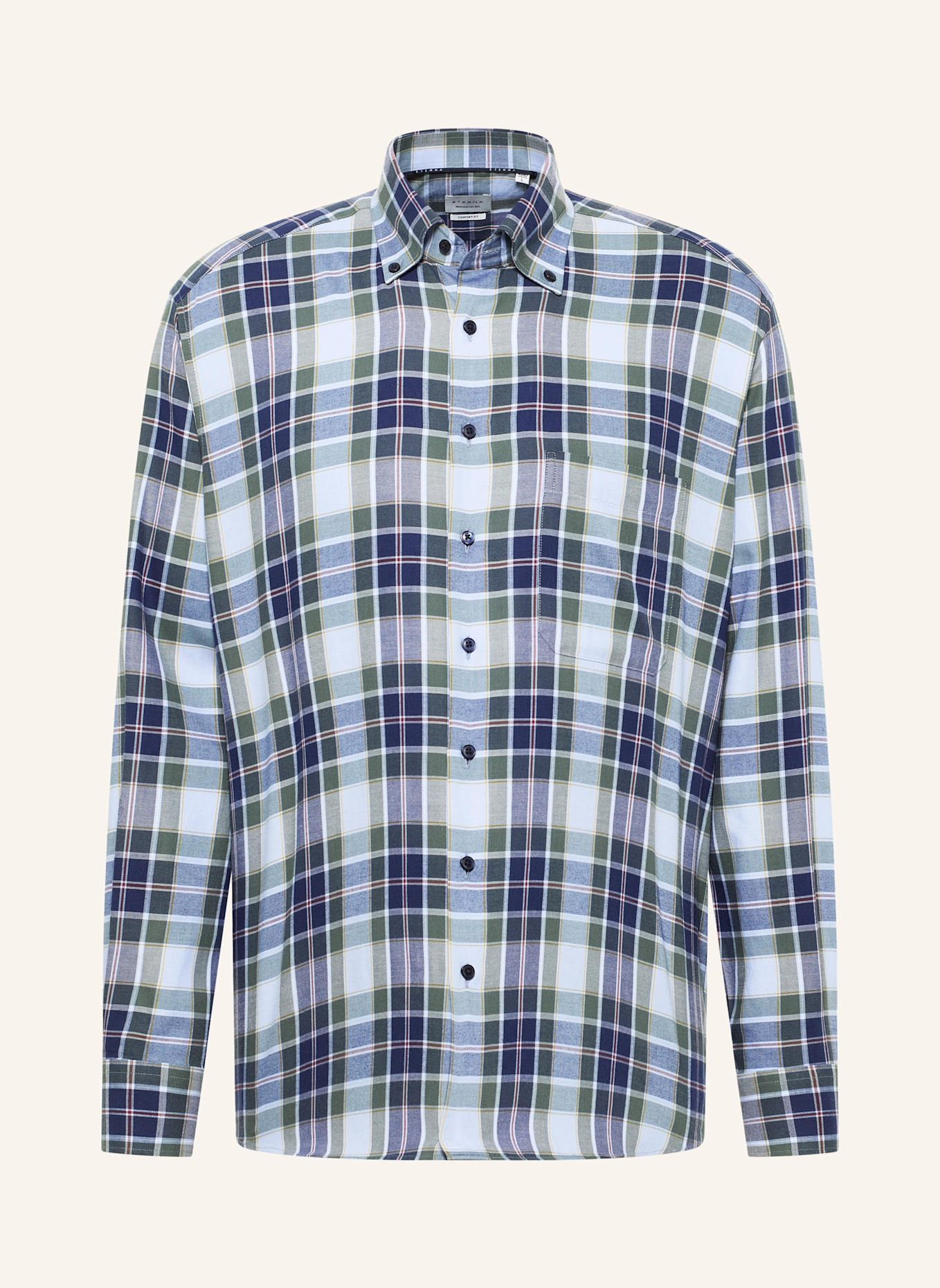 ETERNA Hemd COMFORT FIT: BLAU