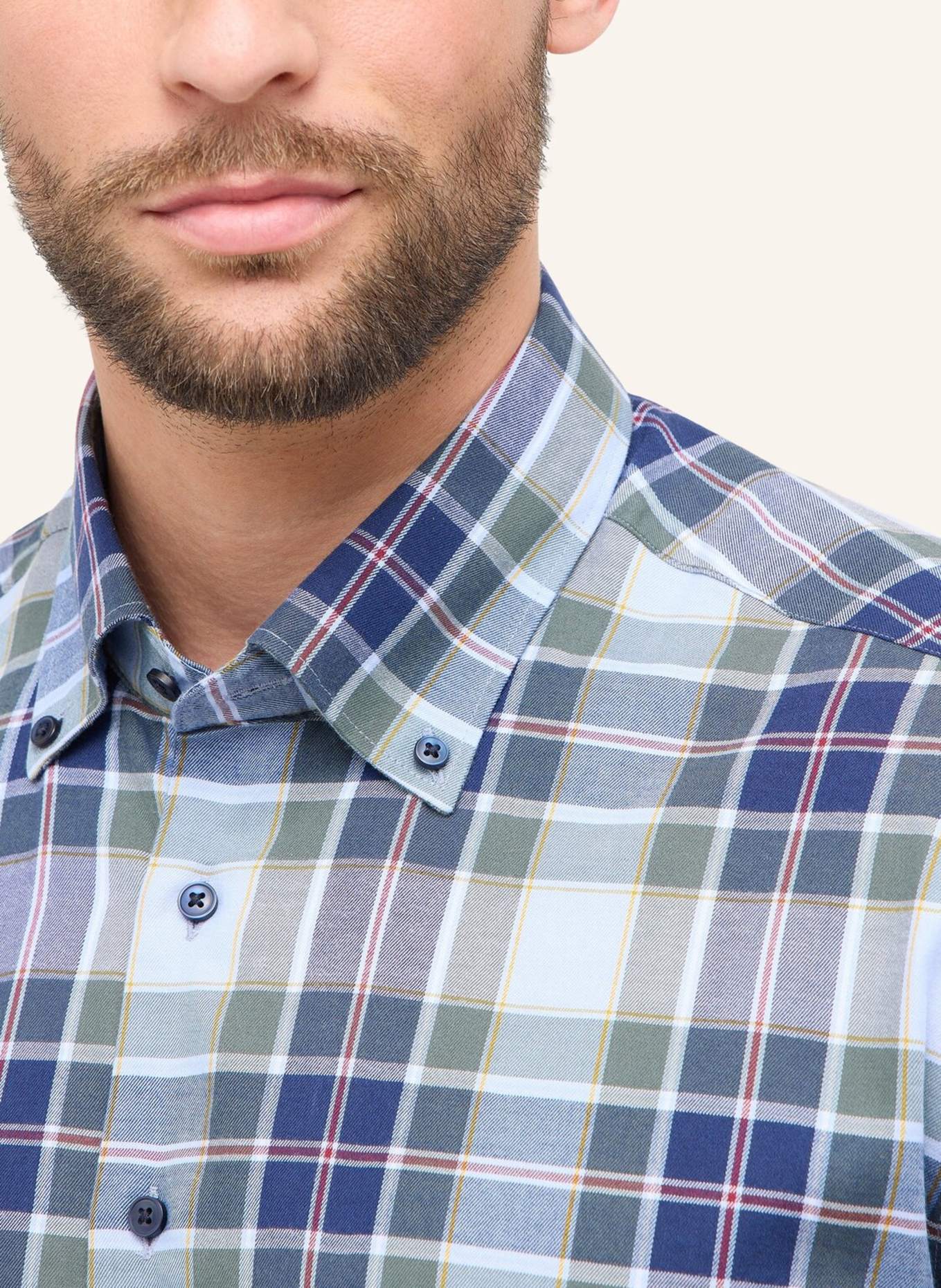 ETERNA Hemd COMFORT FIT: BLAU