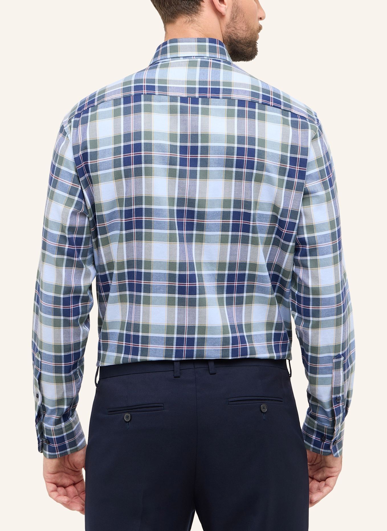 ETERNA Hemd COMFORT FIT: BLAU