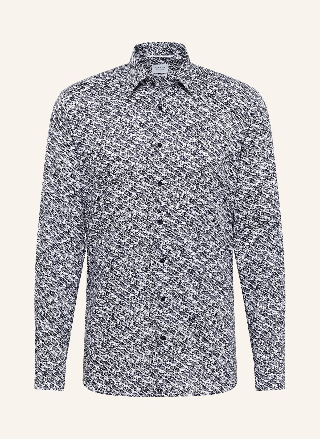 ETERNA Hemd SLIM FIT: SCHWARZ