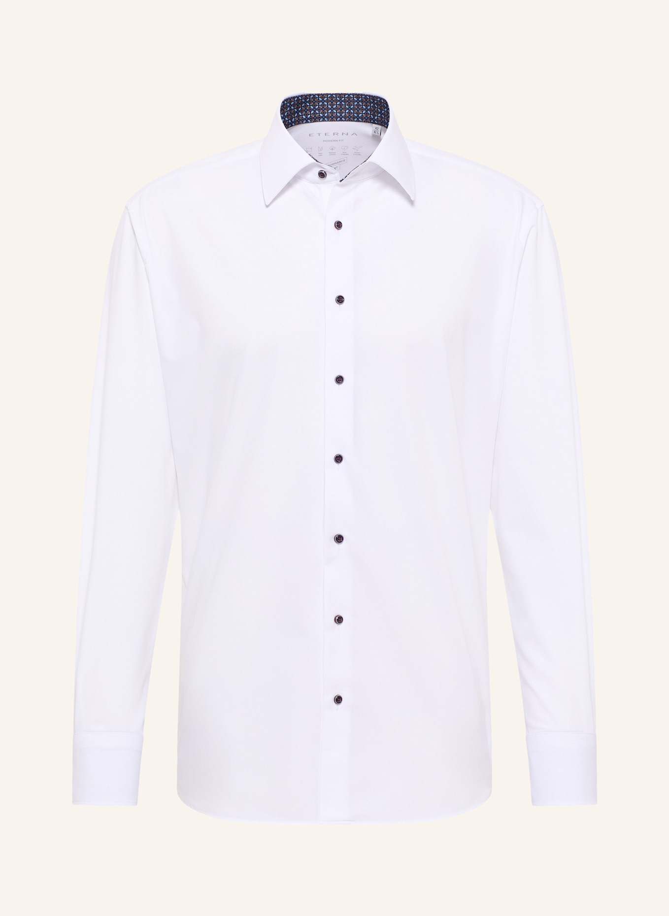 ETERNA Hemd MODERN FIT: WEISS