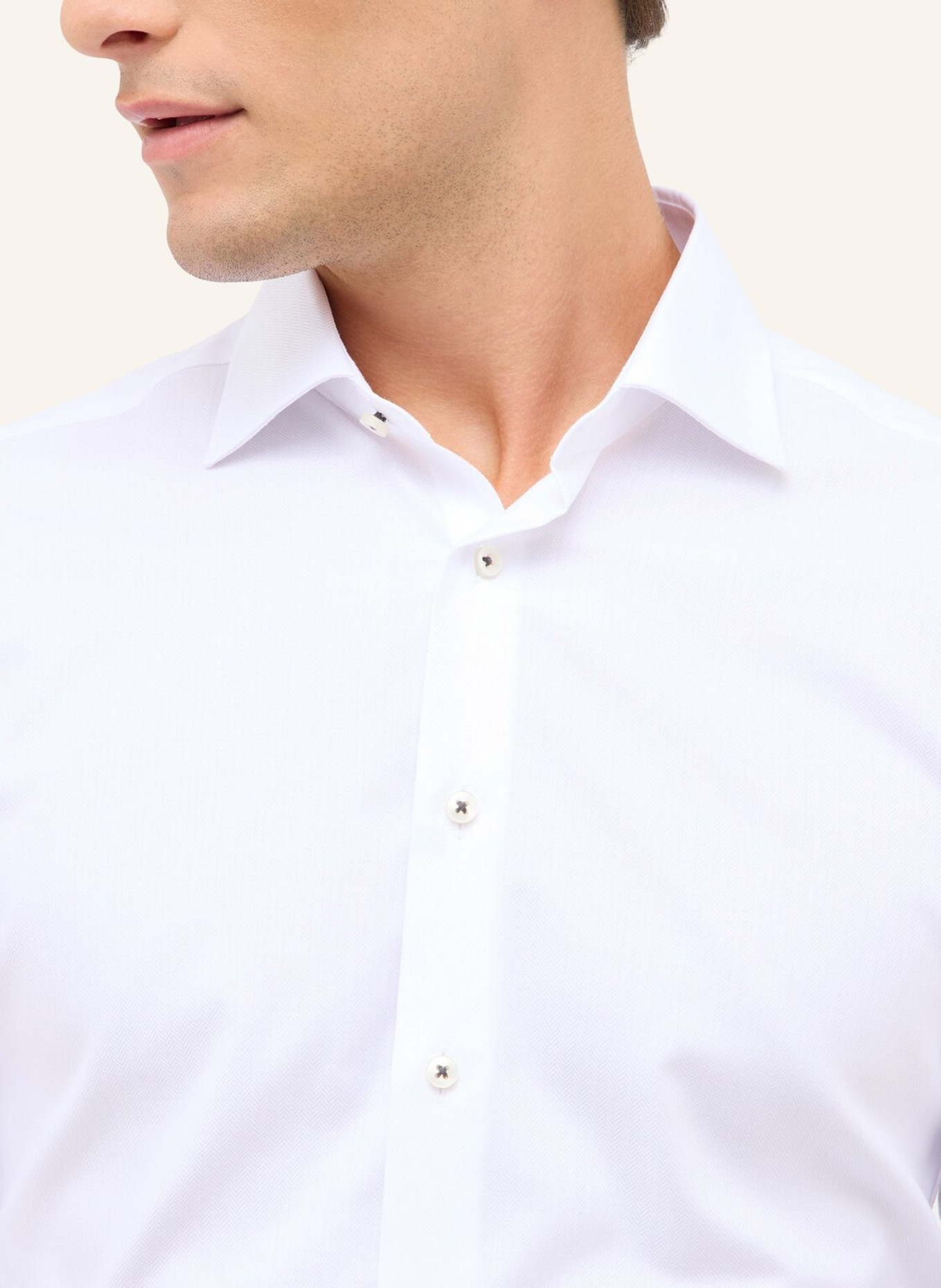 ETERNA Hemd SLIM FIT: WEISS