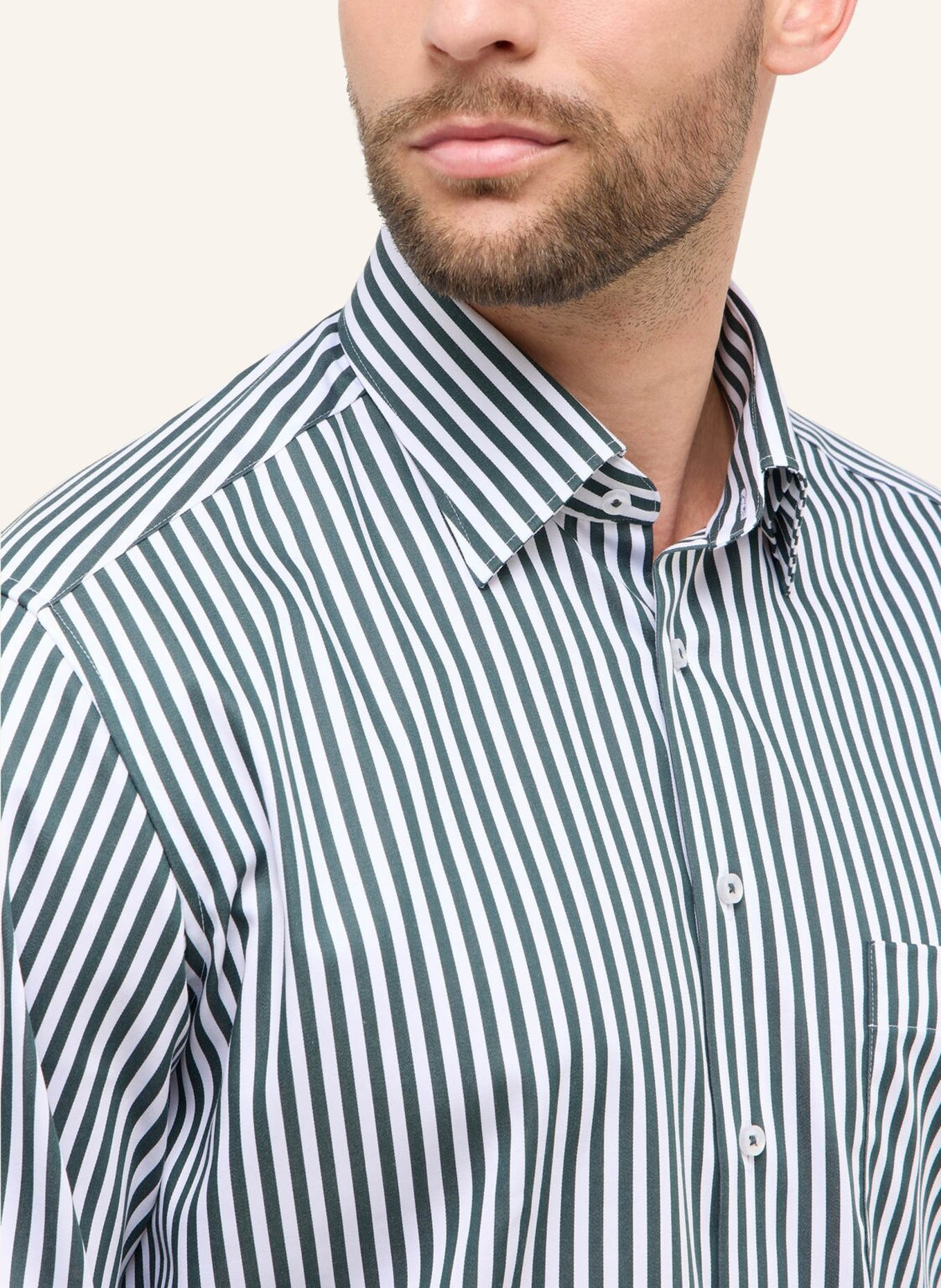 ETERNA Hemd Comfort Fit: GRÜN