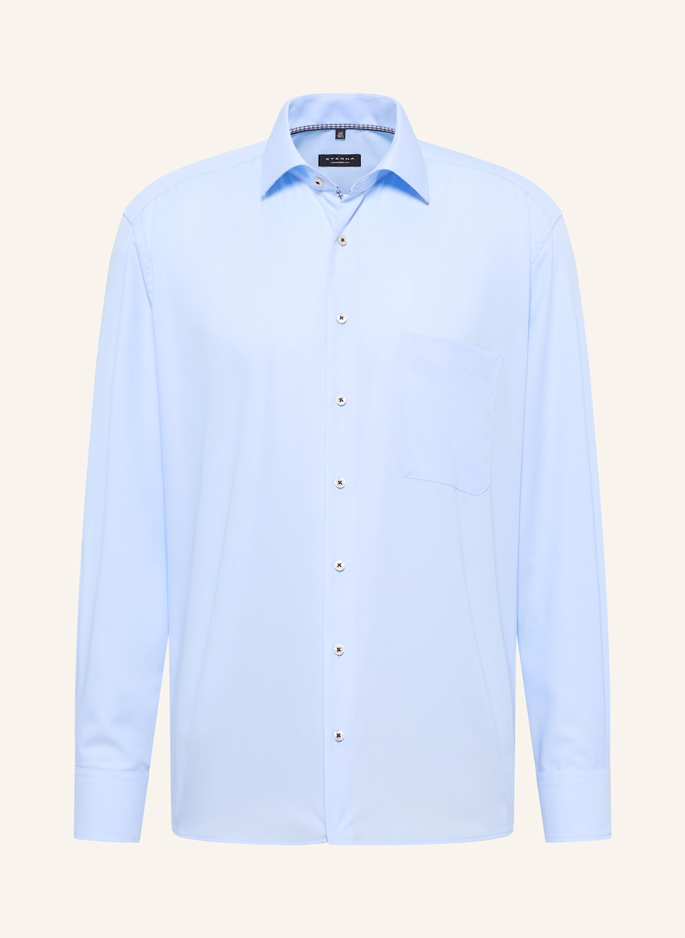 ETERNA Hemd COMFORT FIT: BLAU