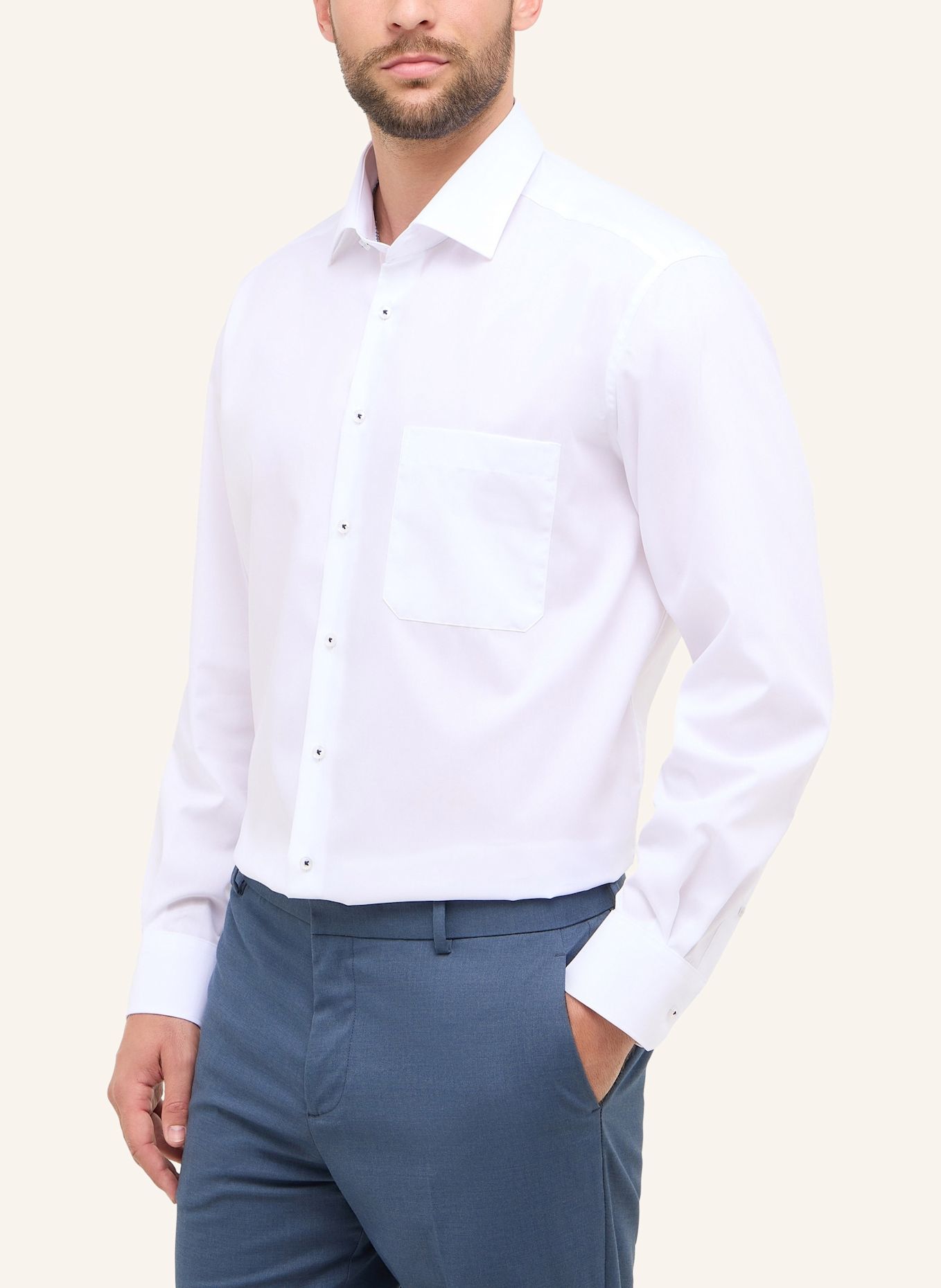 ETERNA Hemd COMFORT FIT: WEISS