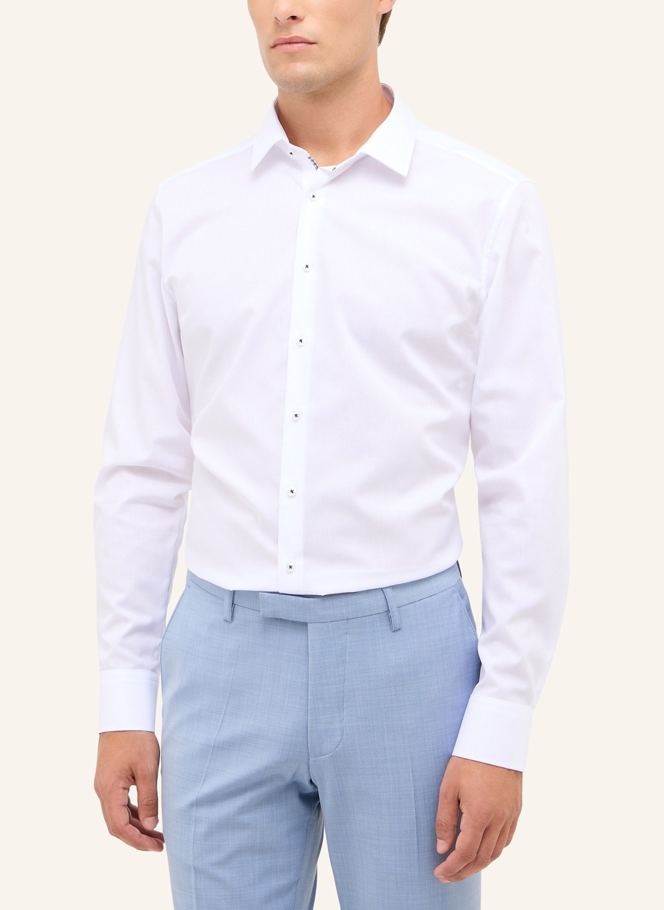 ETERNA Hemd SLIM FIT: WEISS