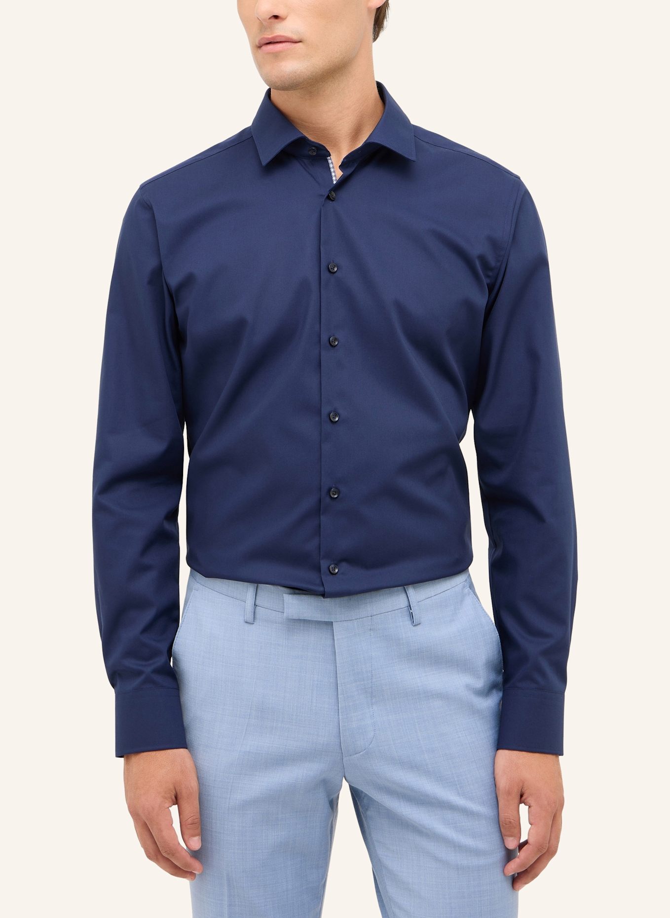 ETERNA Hemd SLIM FIT: DUNKELBLAU
