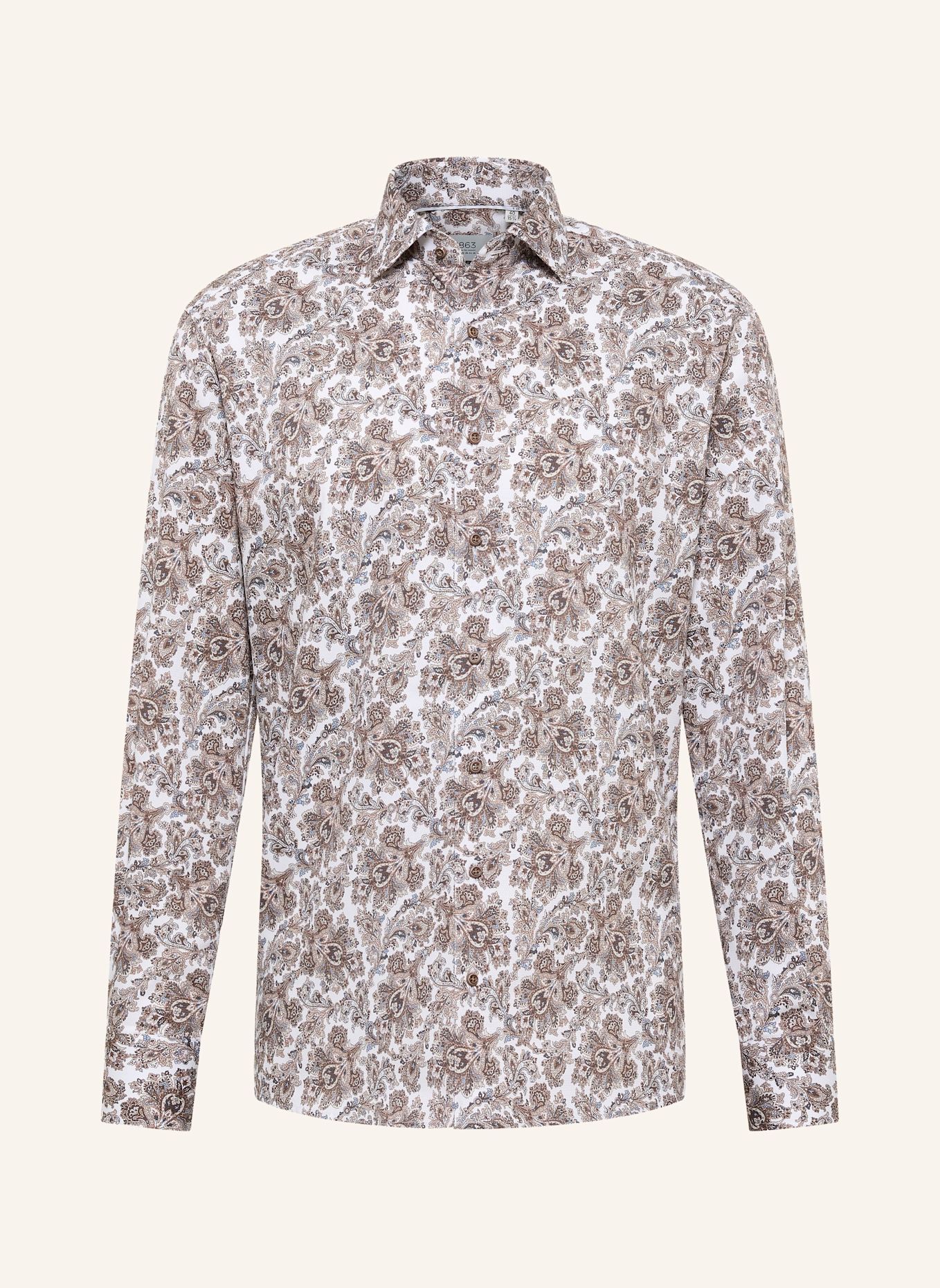 1863 by ETERNA Hemd MODERN FIT: BEIGE