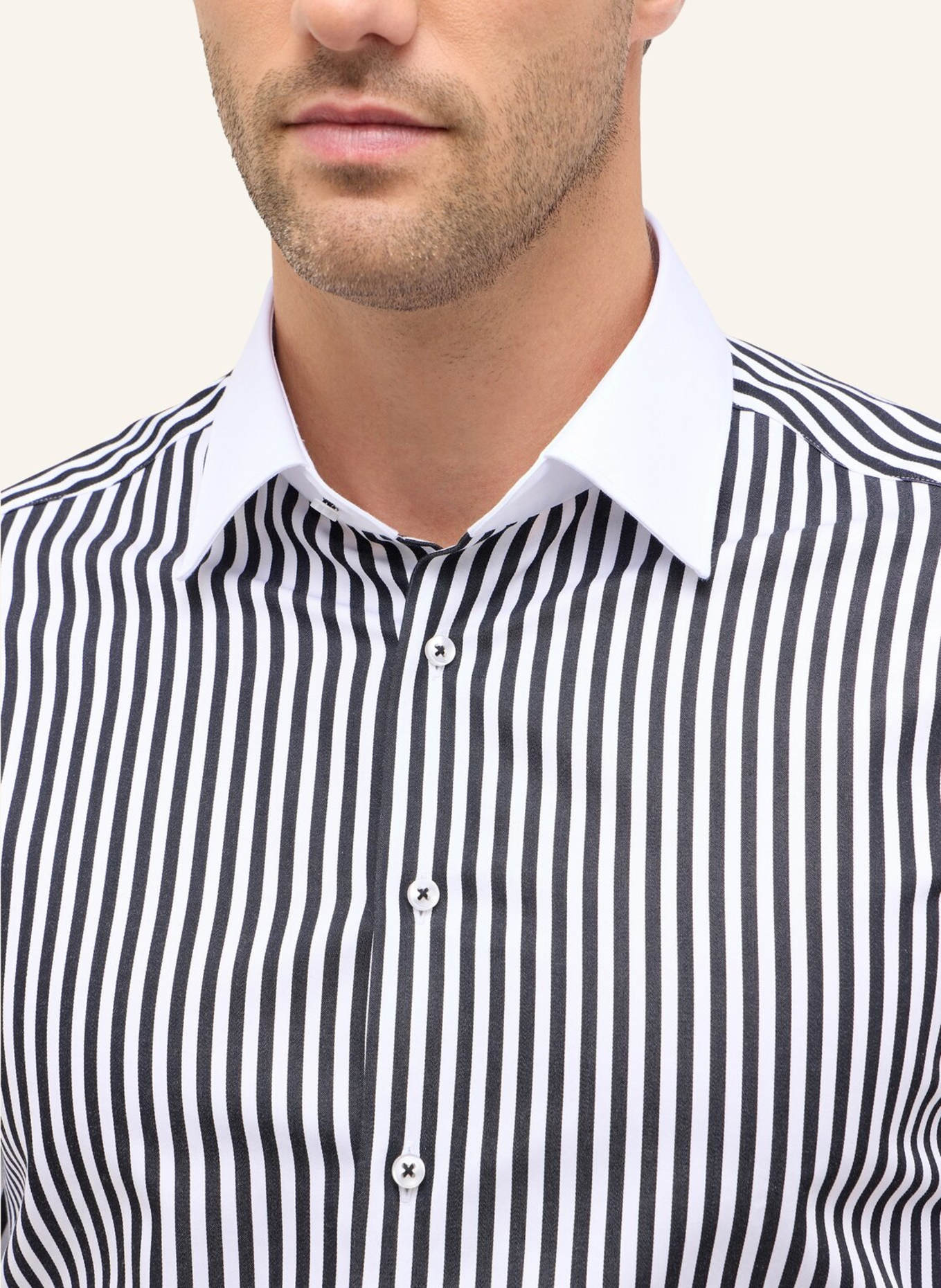 ETERNA Hemd MODERN FIT: SCHWARZ