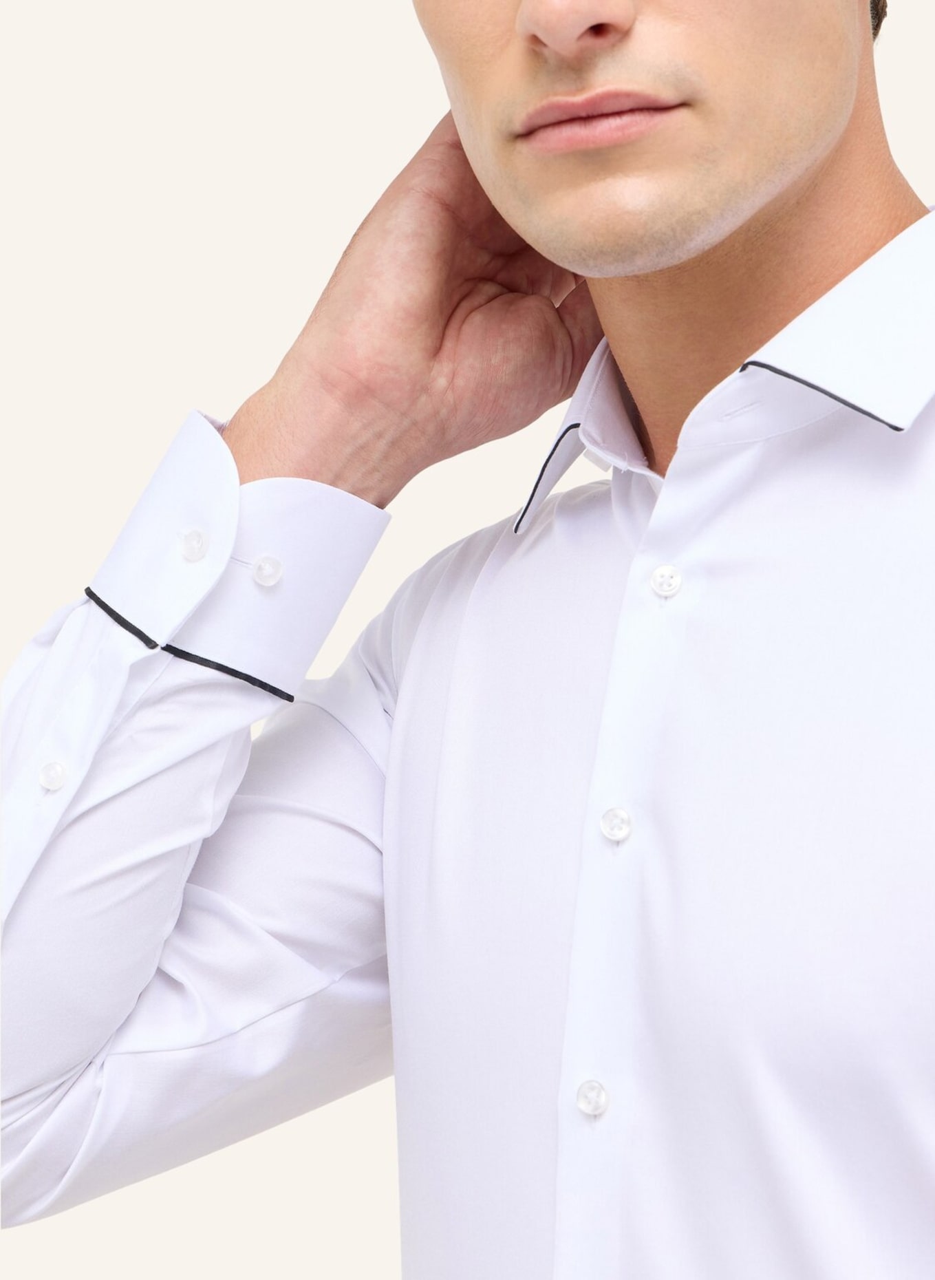 ETERNA Hemd SLIM FIT: WEISS