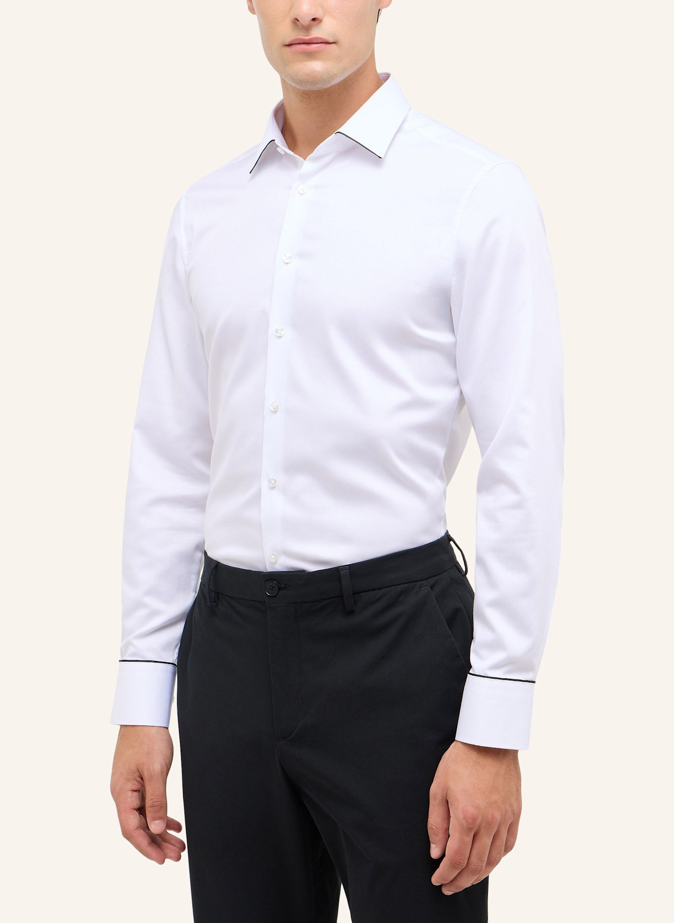 ETERNA Hemd SLIM FIT: WEISS