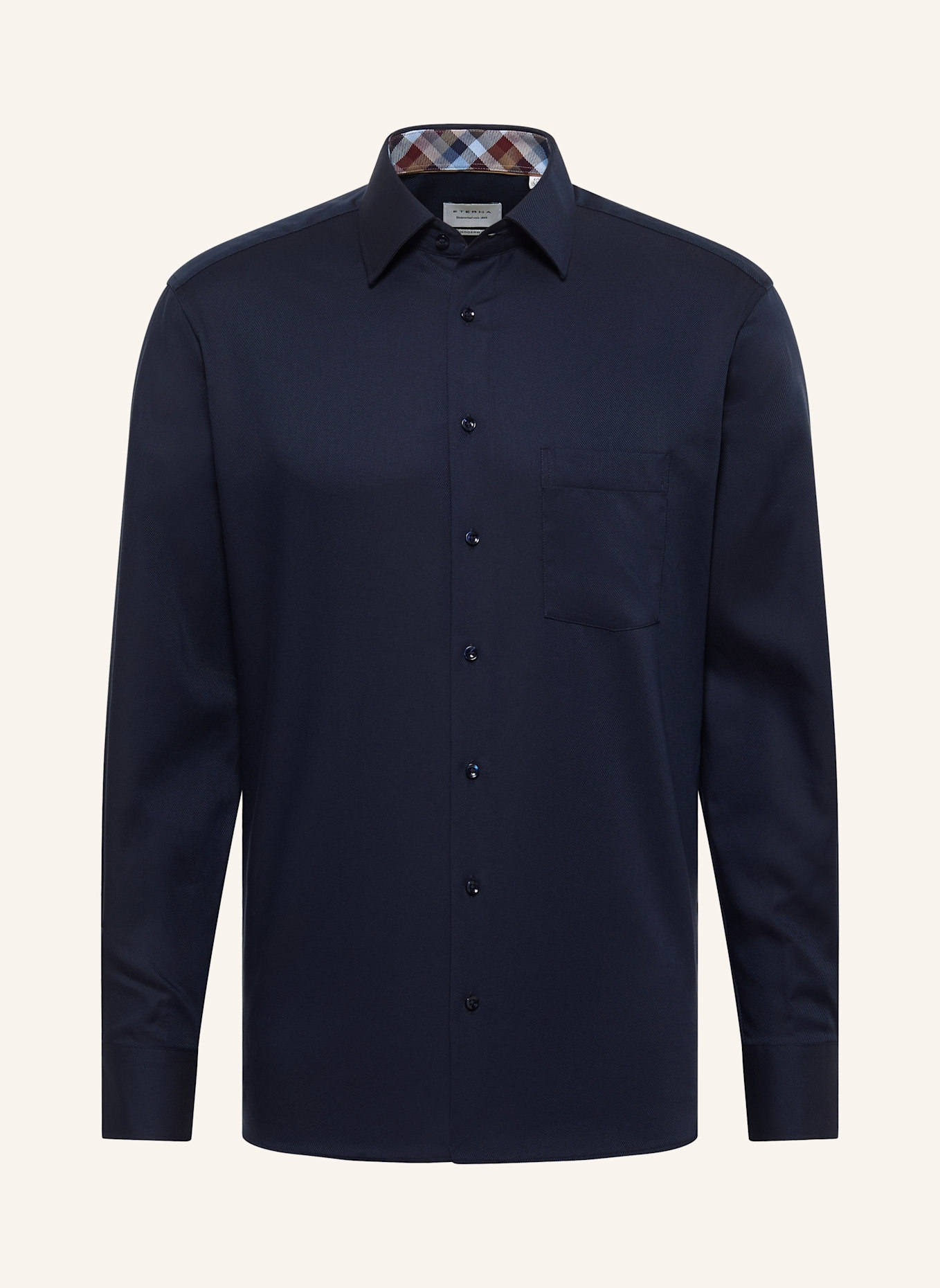 ETERNA Hemd MODERN FIT: DUNKELBLAU