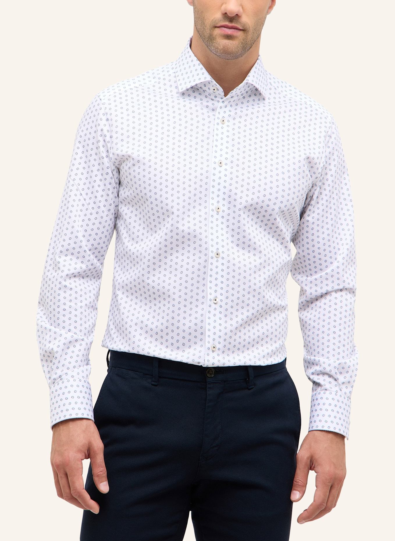 1863 by ETERNA Hemd MODERN FIT: BLAU