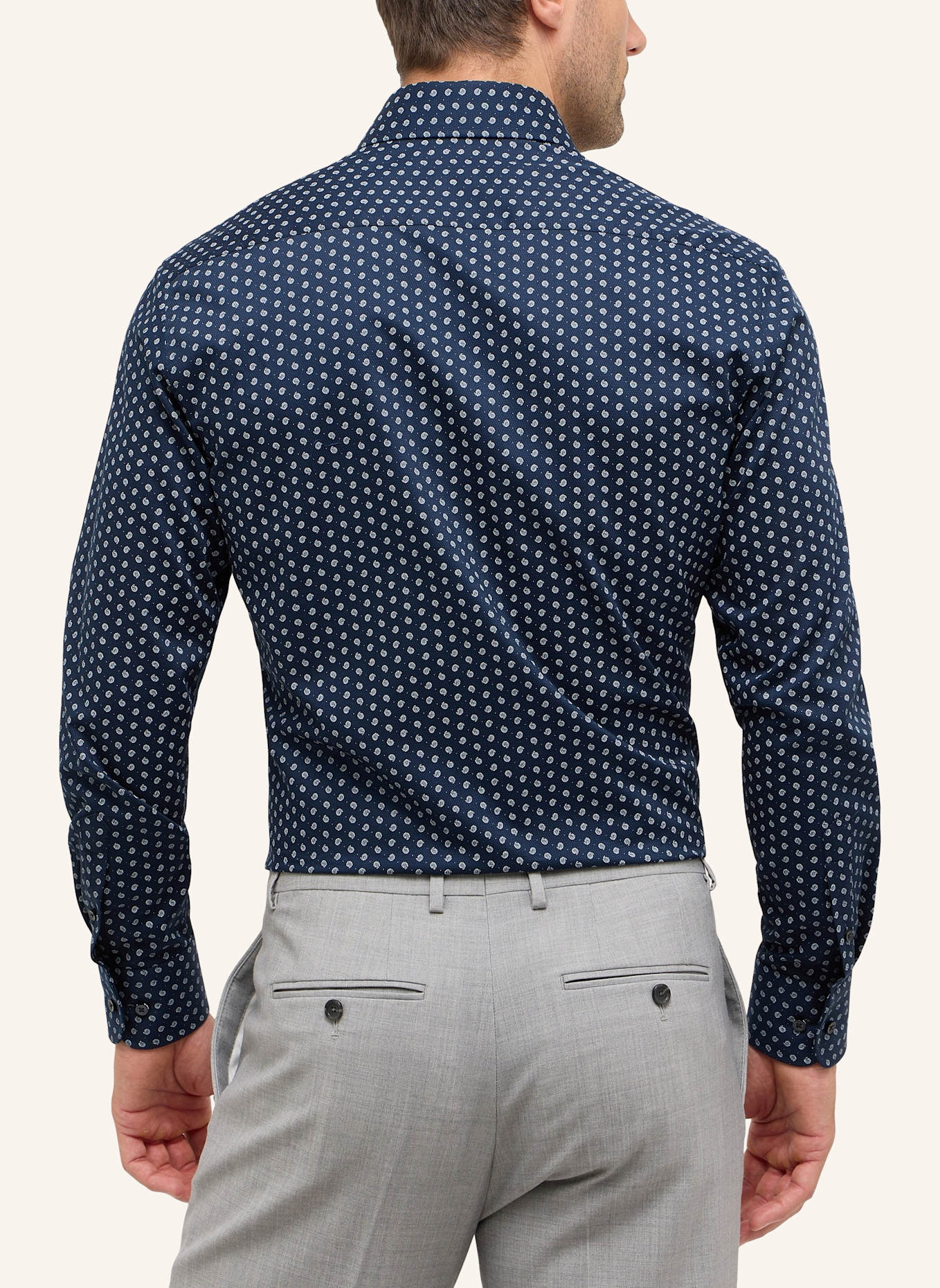 1863 by ETERNA Hemd MODERN FIT: DUNKELBLAU