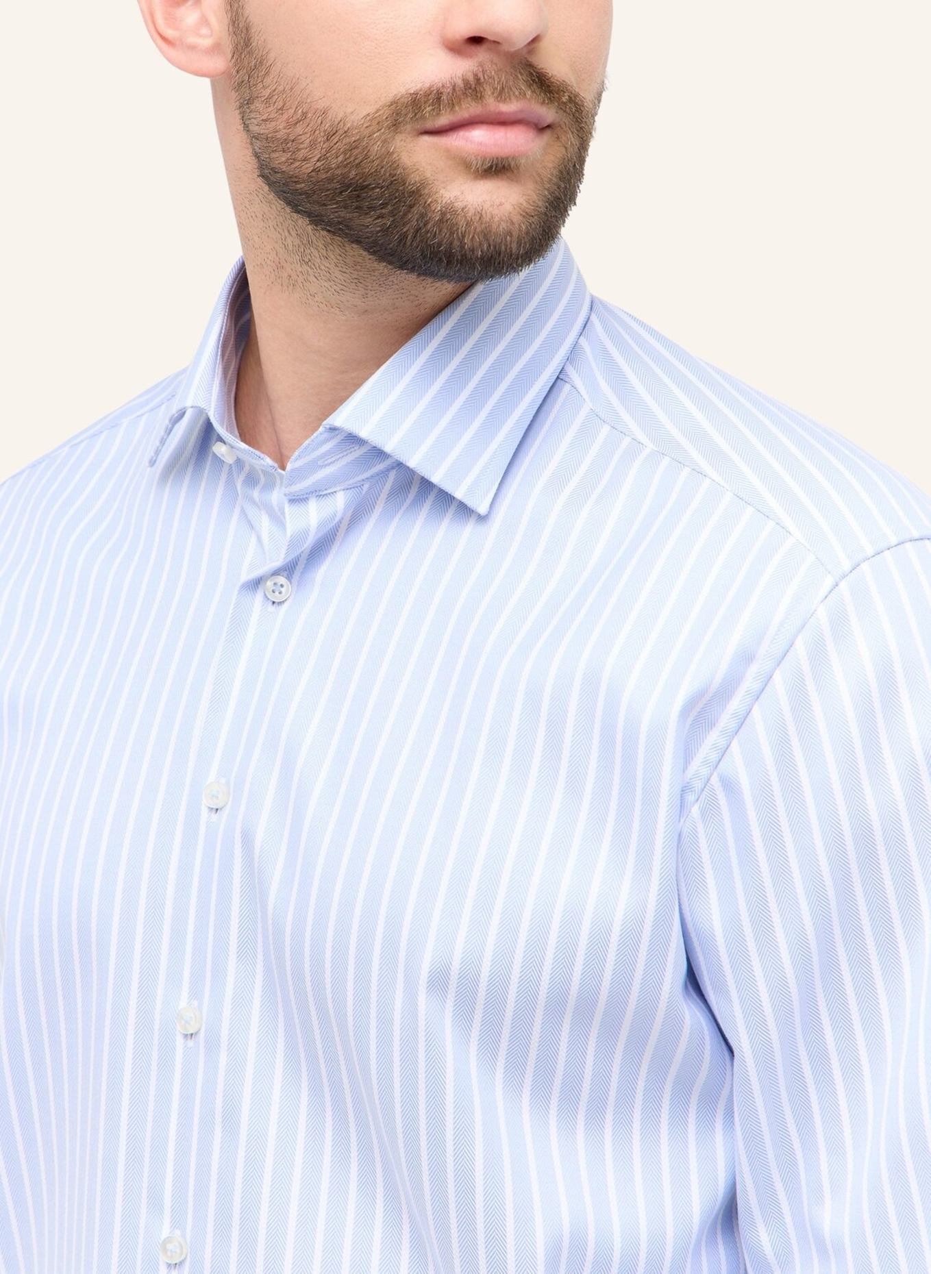 1863 by ETERNA Hemd COMFORT FIT: HELLBLAU