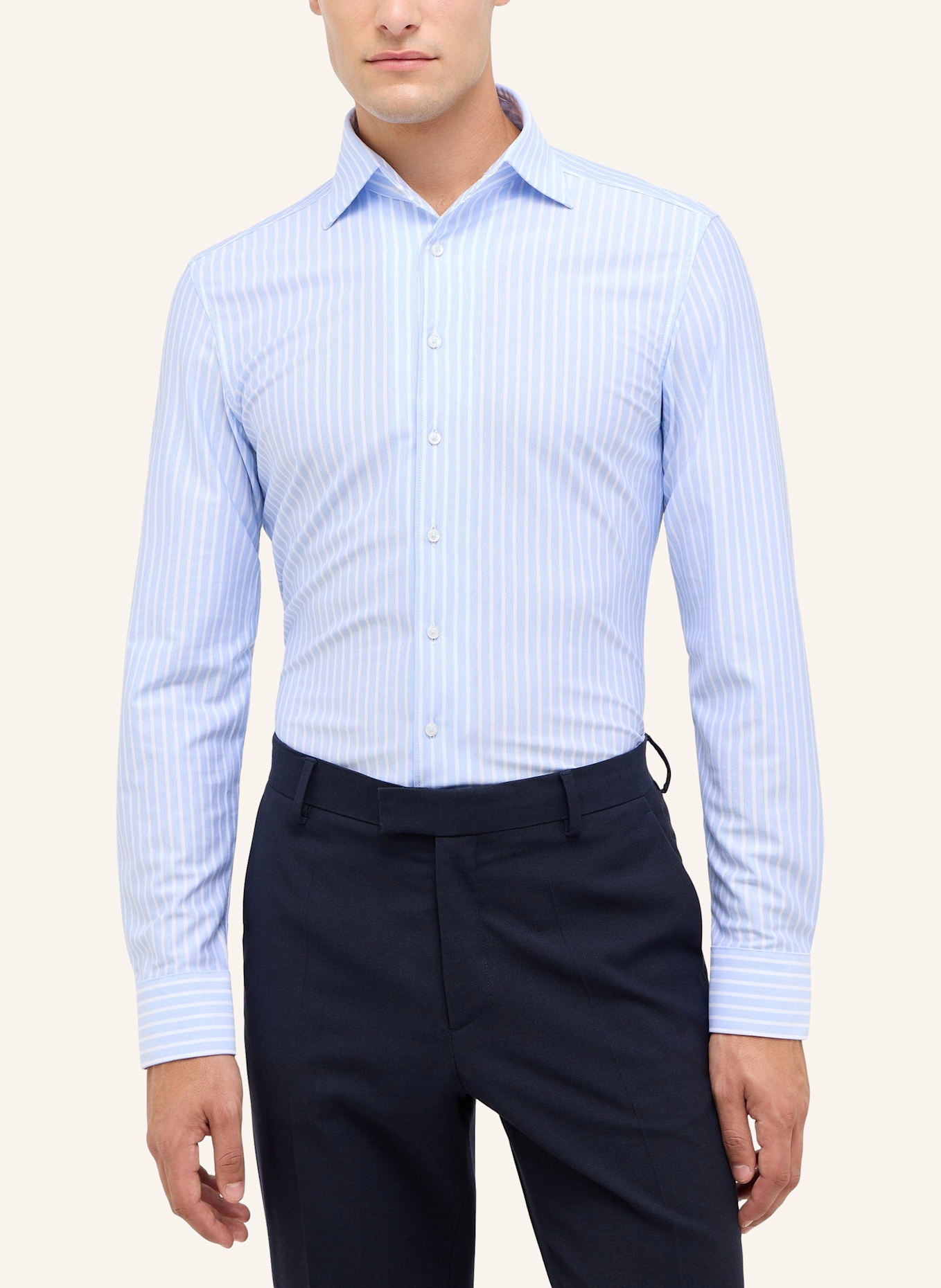 1863 by ETERNA Hemd Slim Fit: BLAU