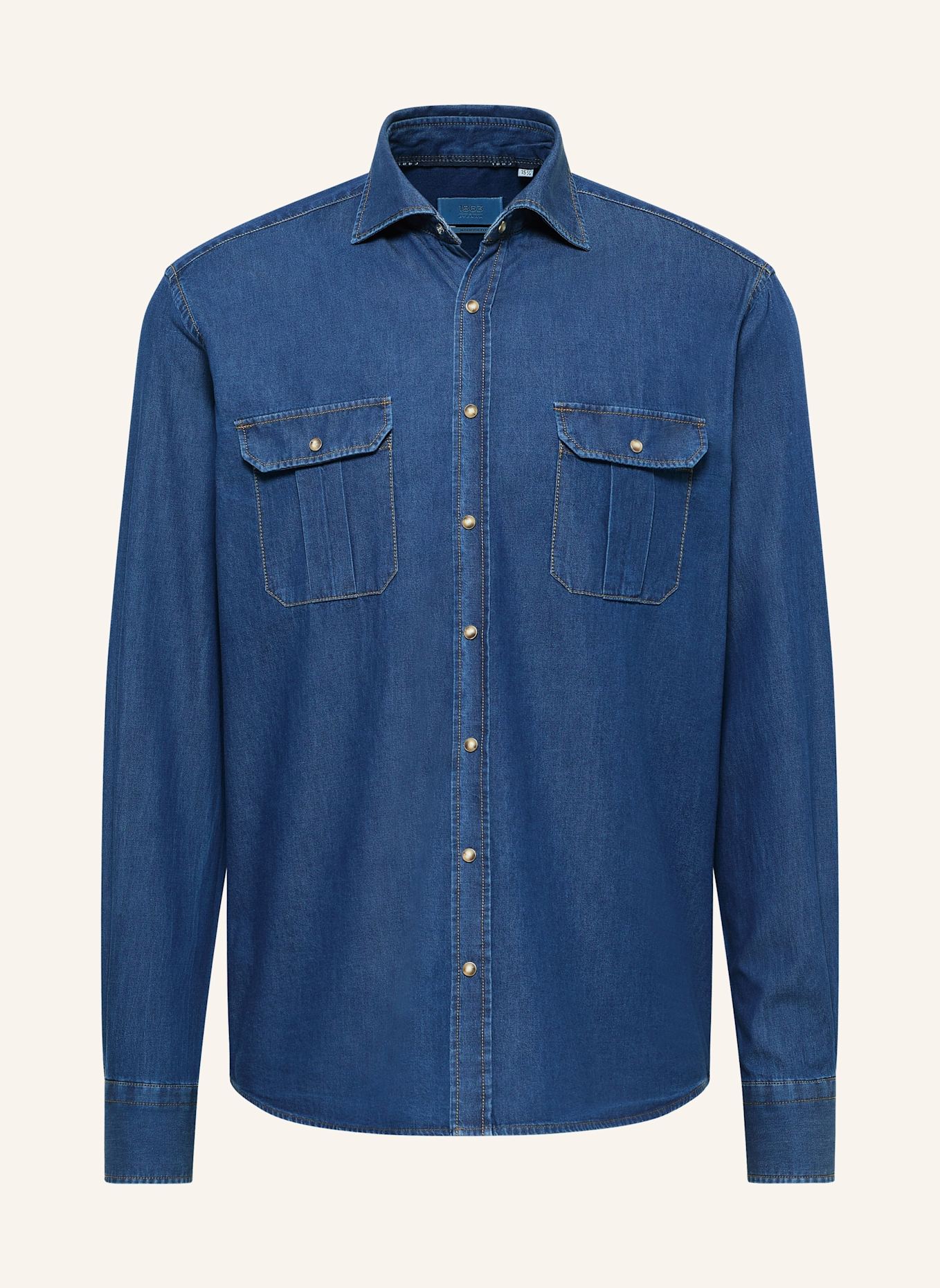 1863 by ETERNA Hemd MODERN FIT: BLAU