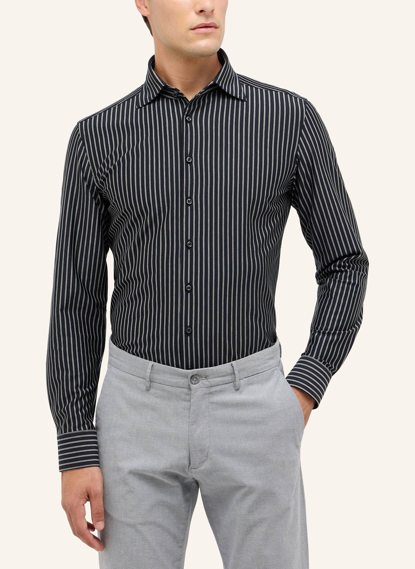 1863 by ETERNA Hemd Slim Fit: GRAU