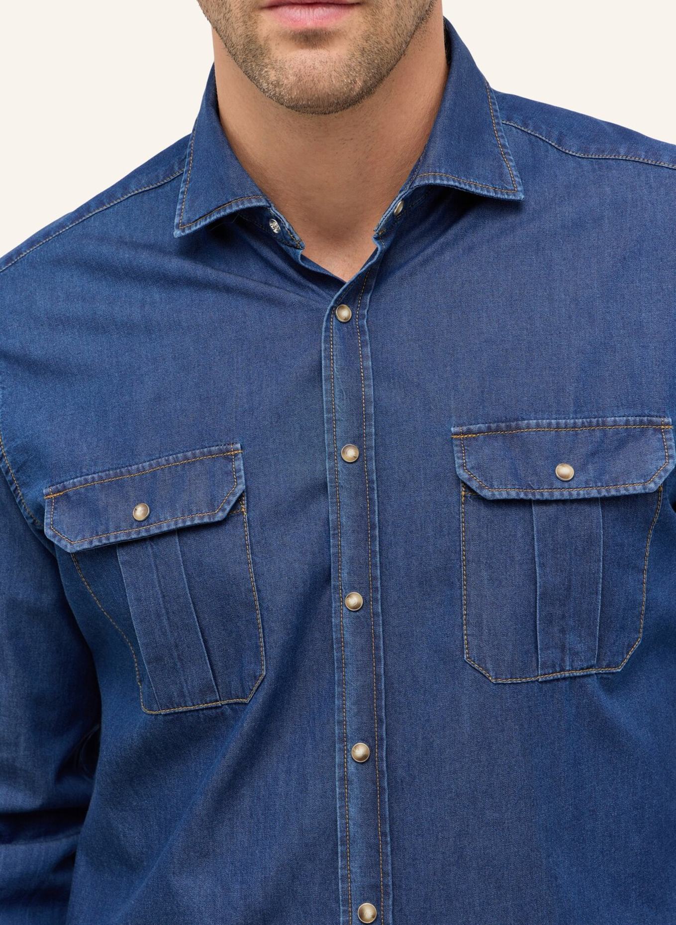 1863 by ETERNA Hemd MODERN FIT: BLAU