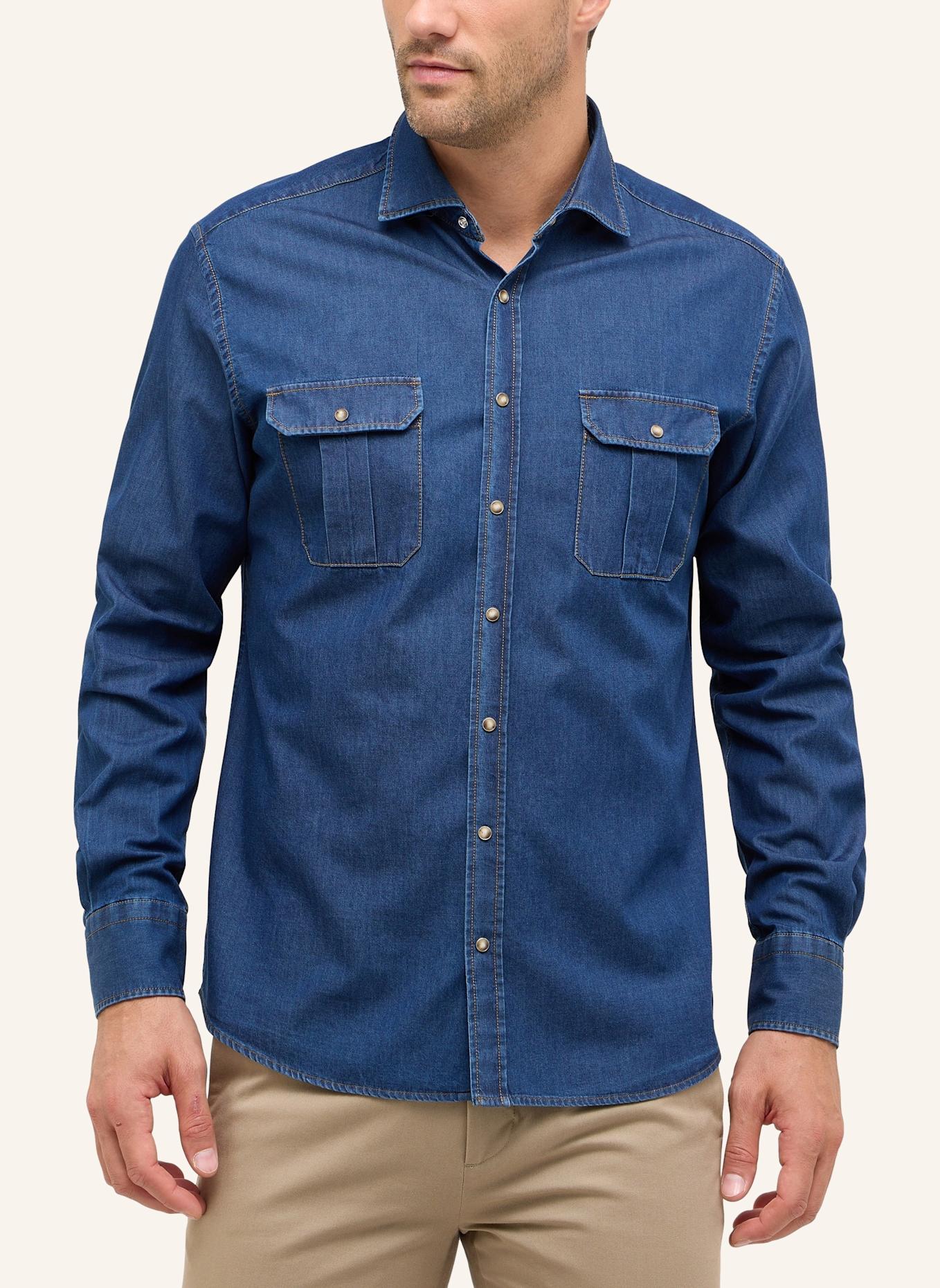 1863 by ETERNA Hemd MODERN FIT: BLAU