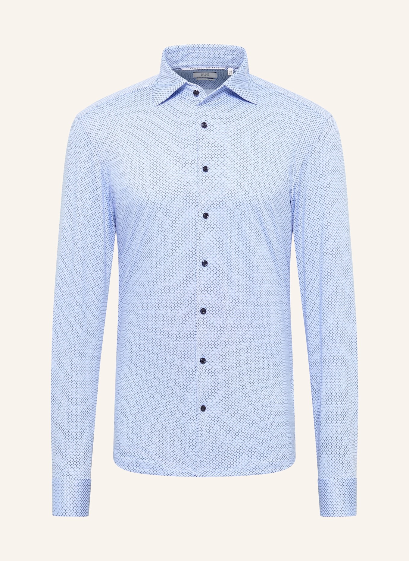 1863 by ETERNA Hemd SLIM FIT: BLAU