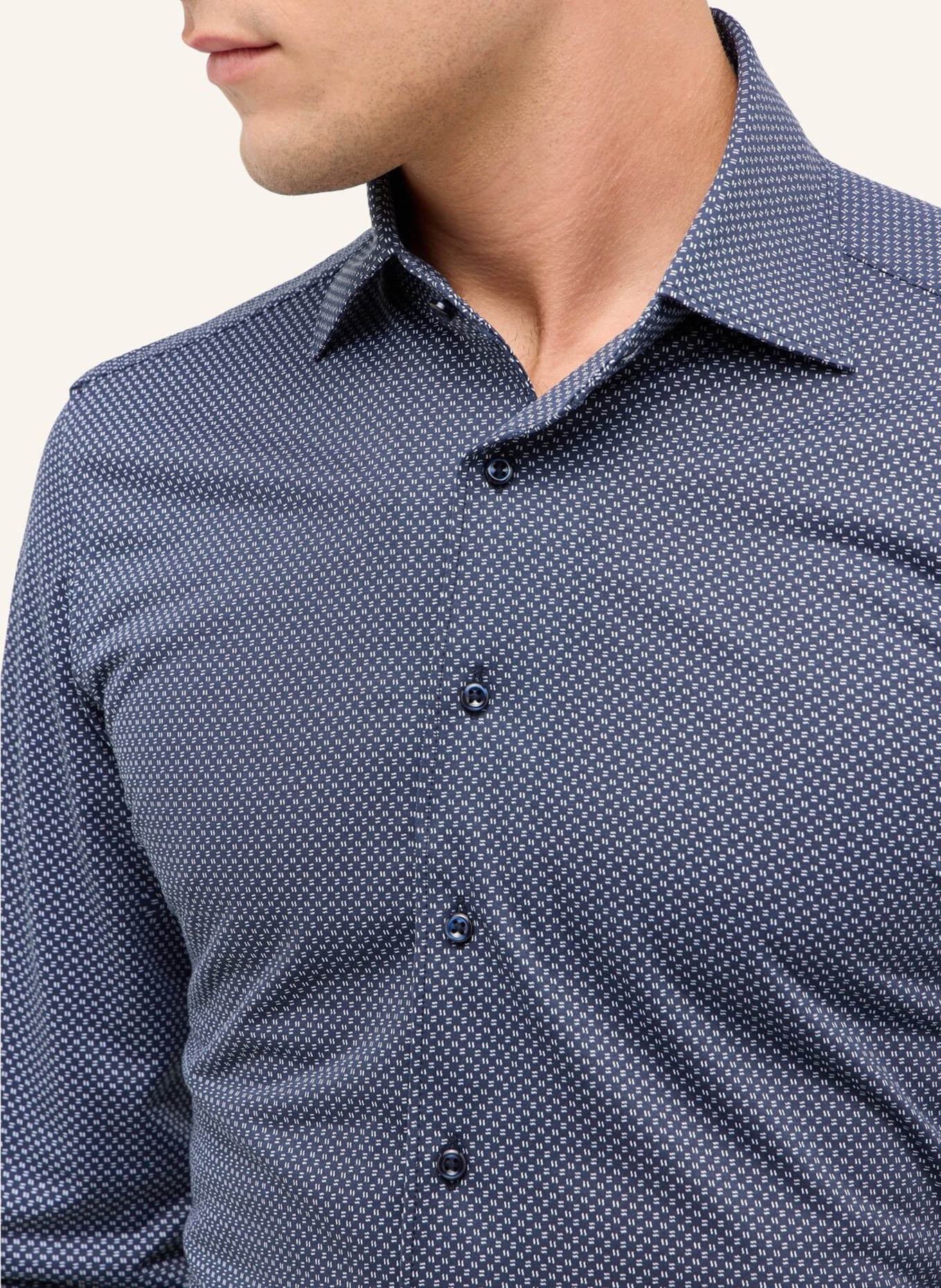 1863 by ETERNA Hemd SLIM FIT: BLAU