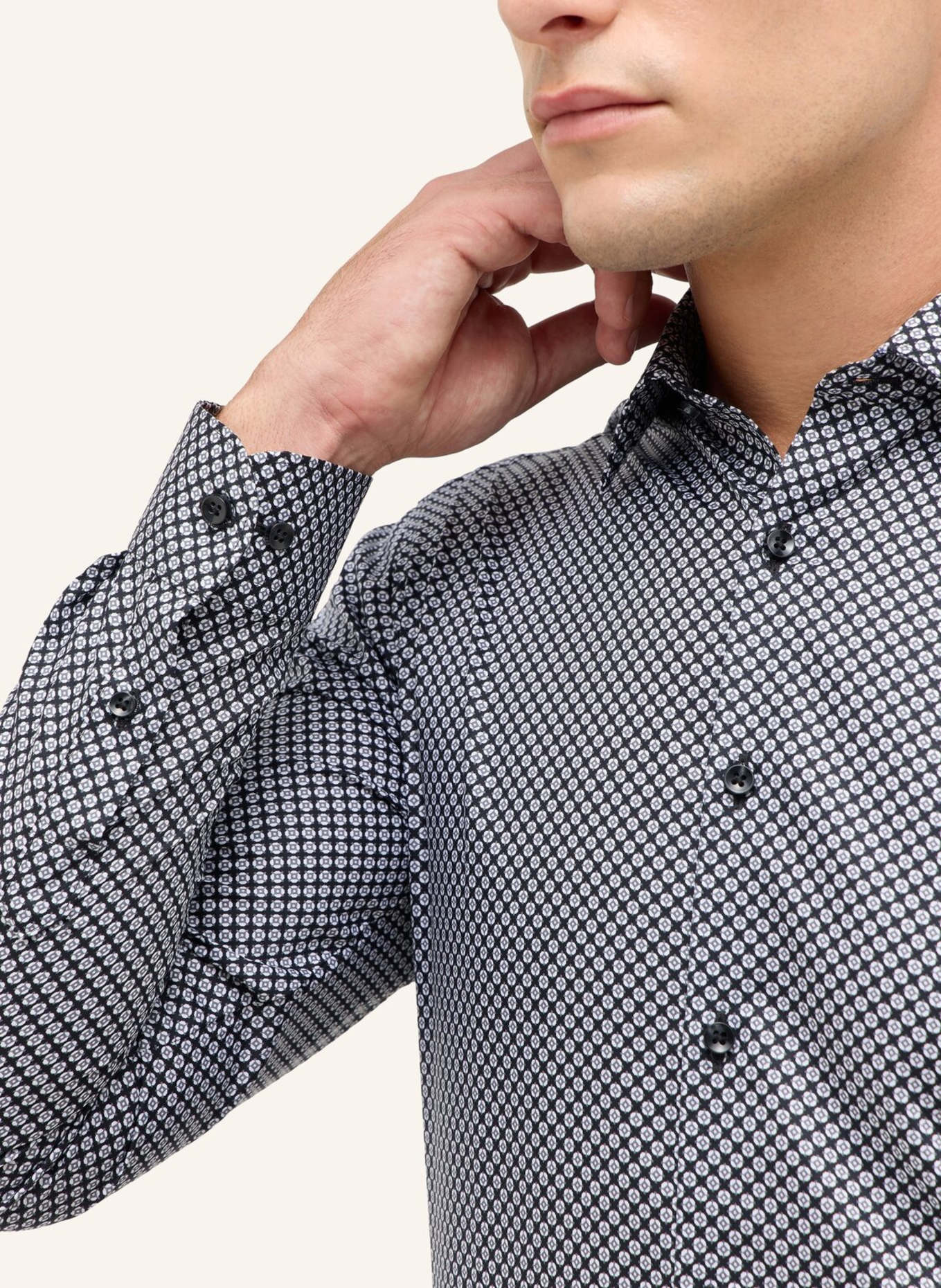 ETERNA Hemd SUPER SLIM: GRAU