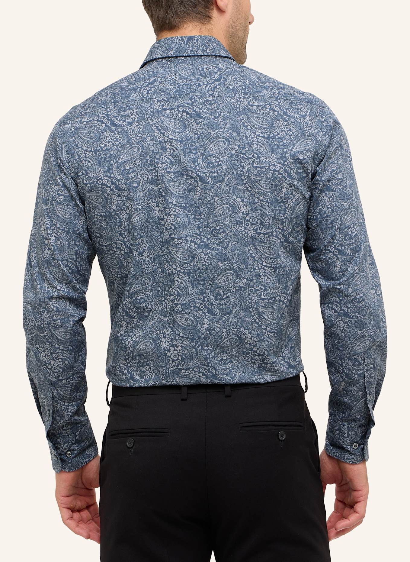 1863 by ETERNA Hemd MODERN FIT: DUNKELBLAU