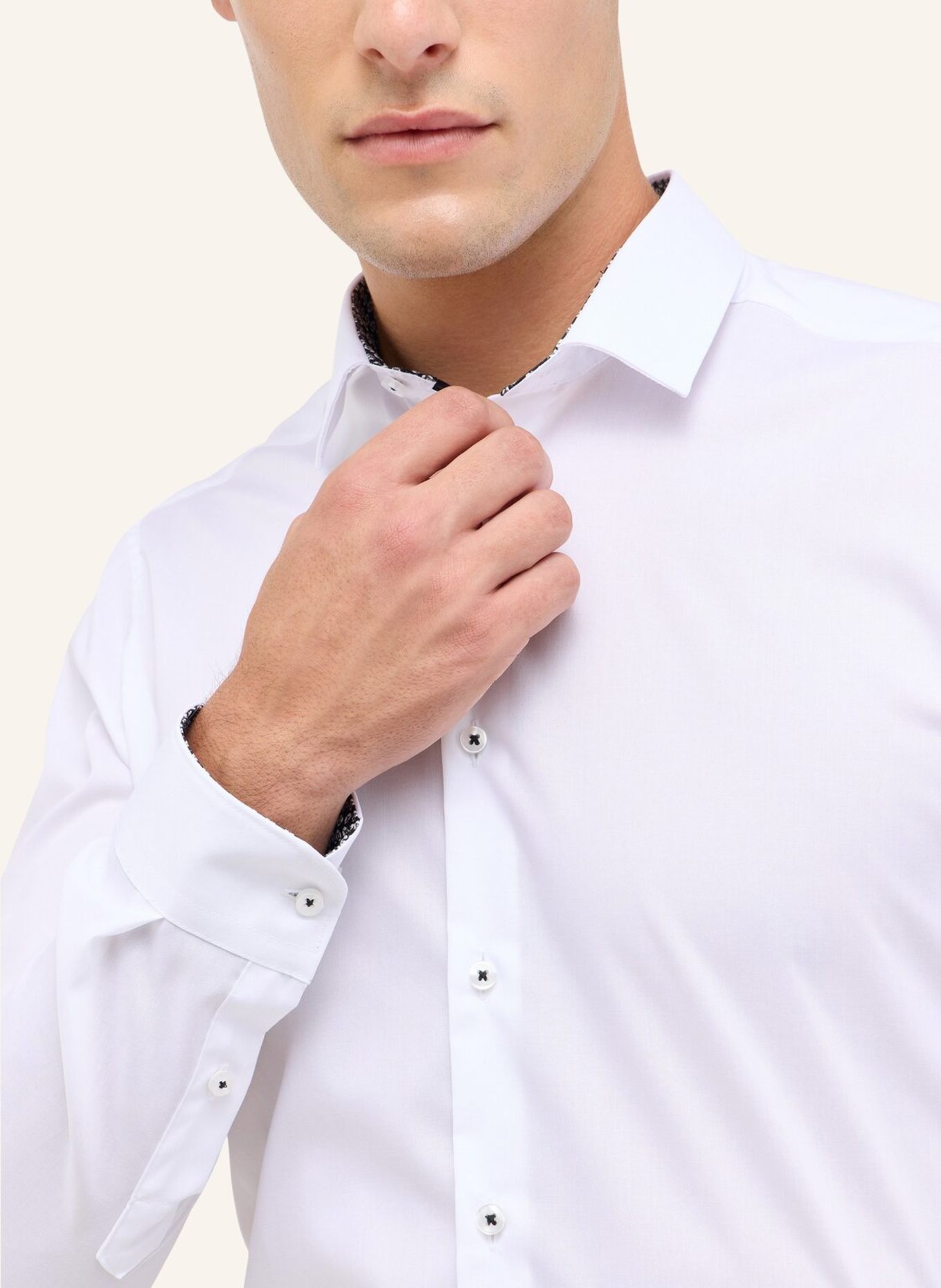 ETERNA Hemd SUPER SLIM: WEISS