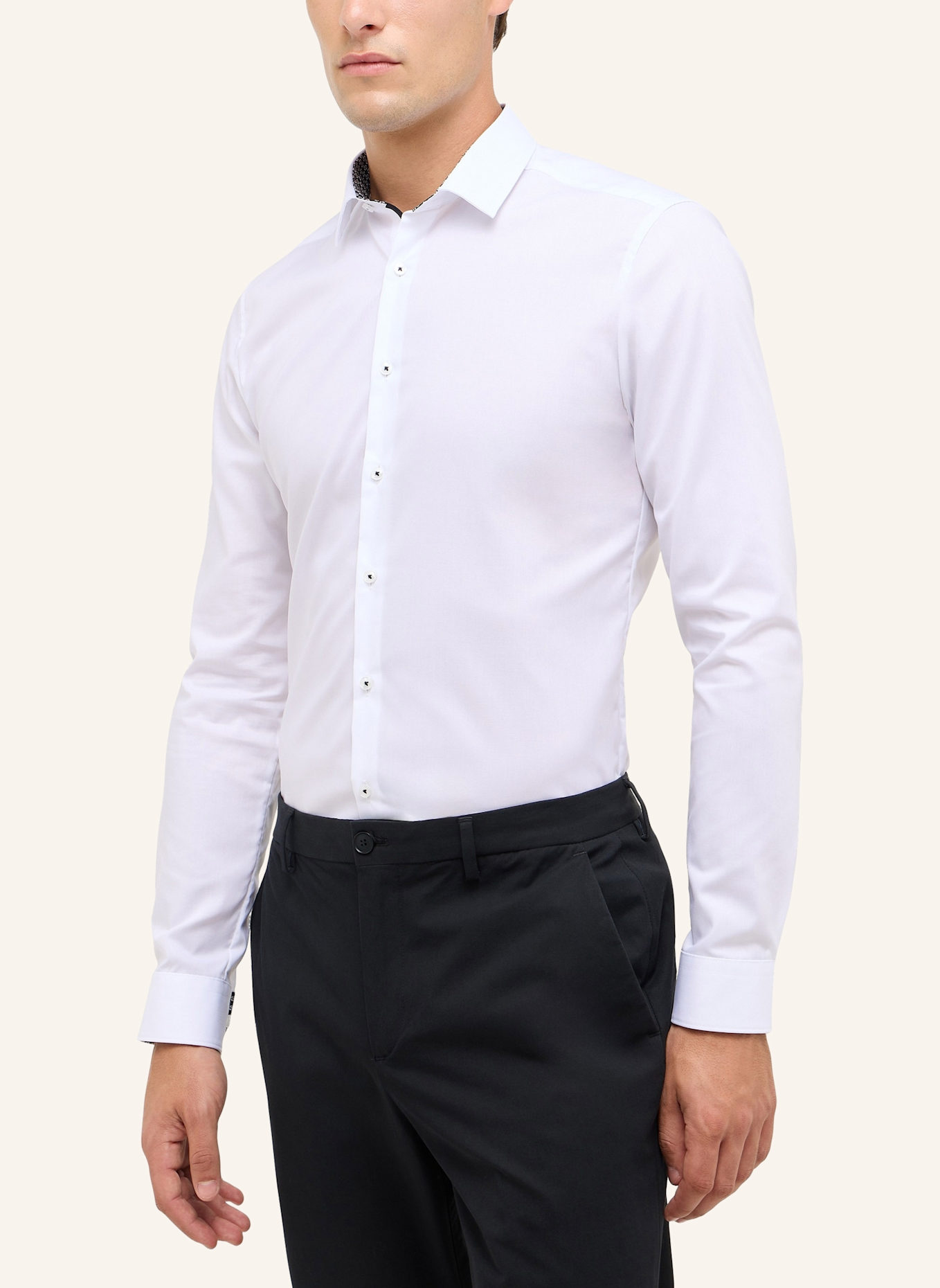 ETERNA Hemd SUPER SLIM: WEISS