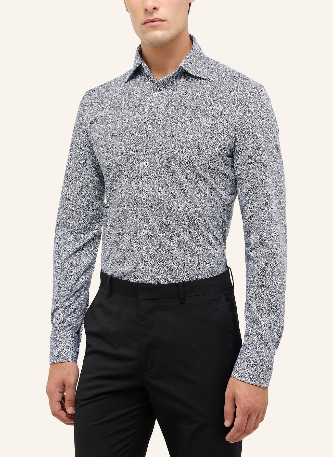 1863 by ETERNA Hemd Slim Fit: BLAU