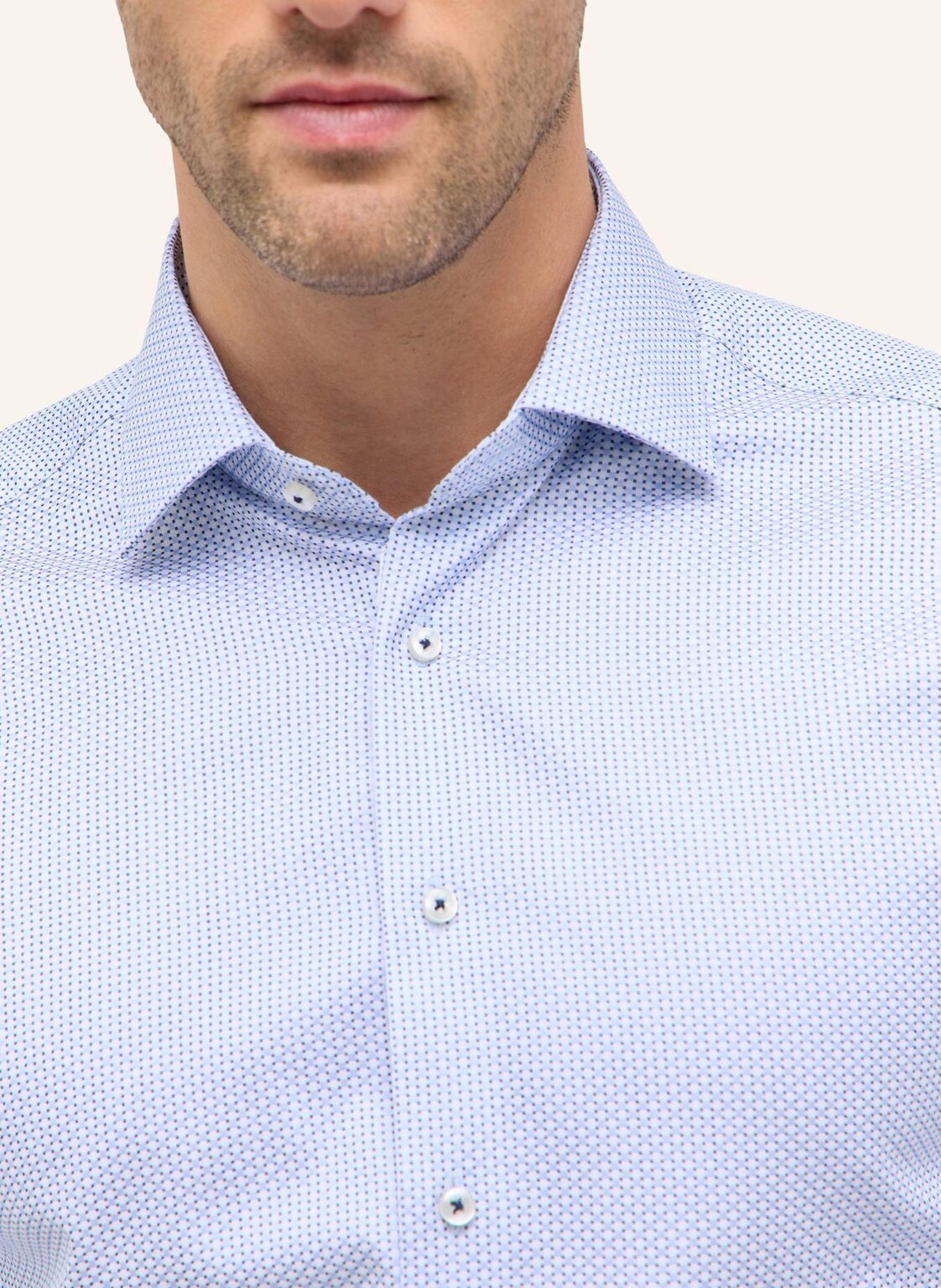 1863 by ETERNA Hemd MODERN FIT: BLAU