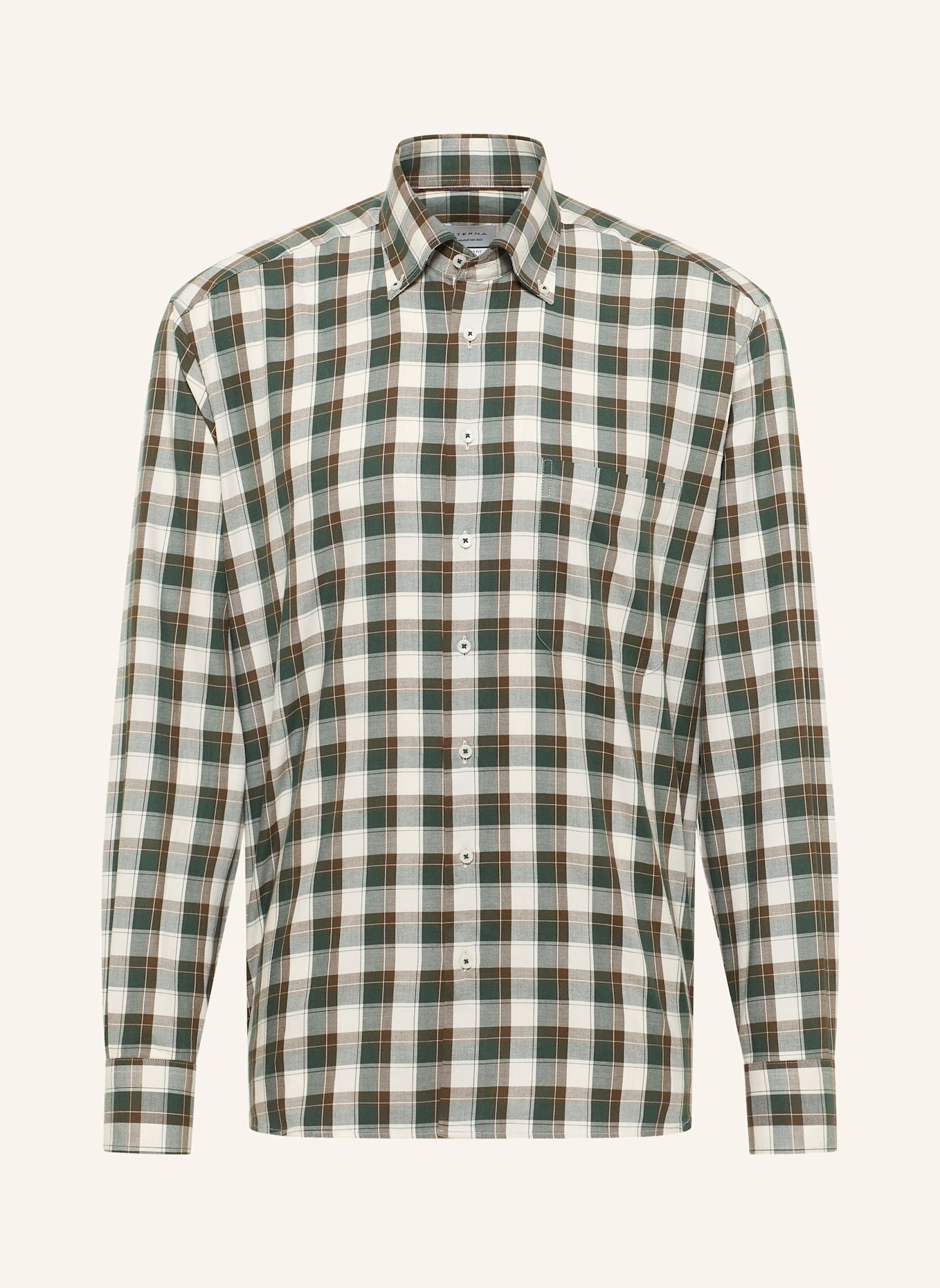 ETERNA Hemd COMFORT FIT: GRÜN