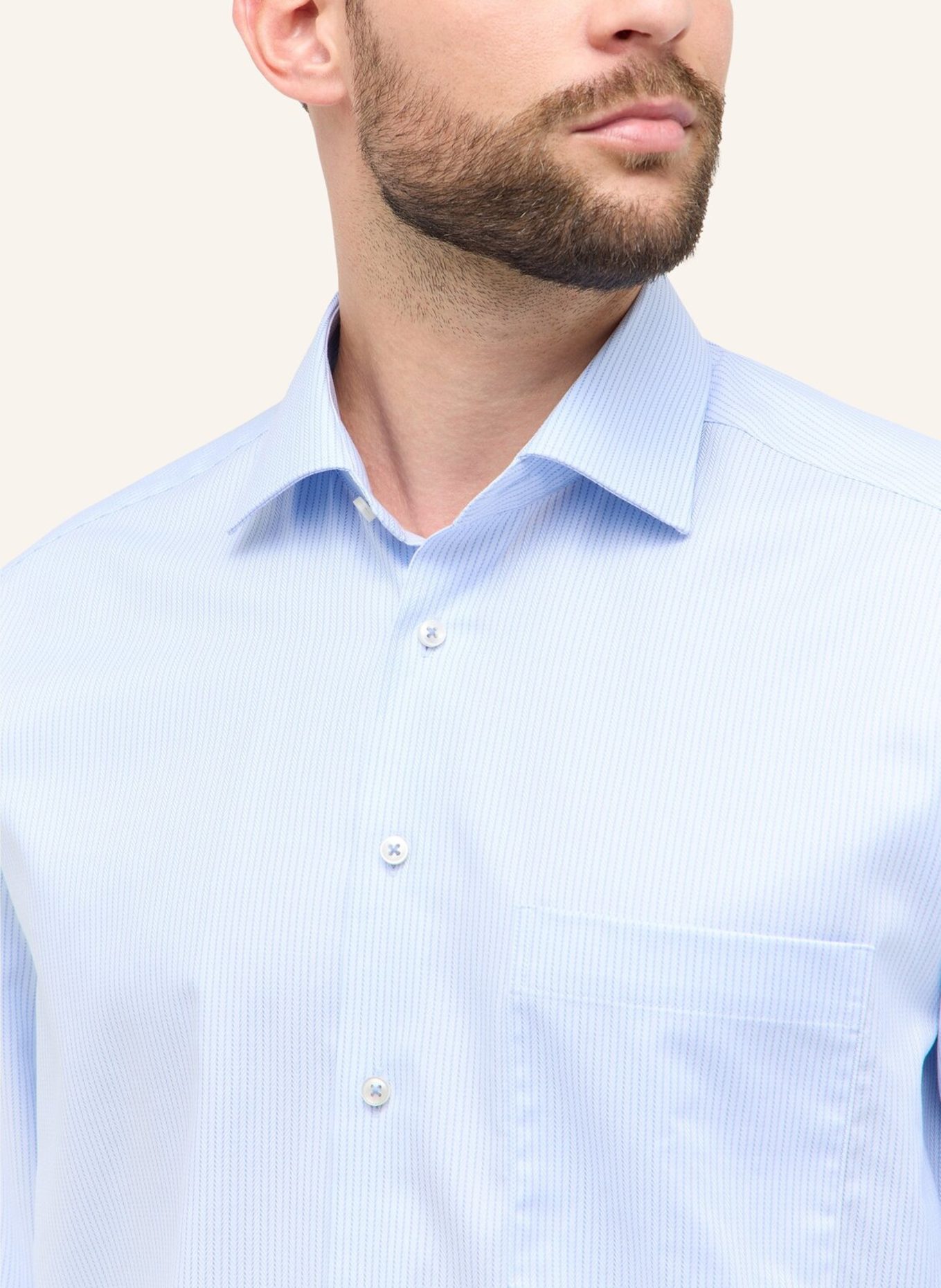 ETERNA Hemd COMFORT FIT: HELLBLAU