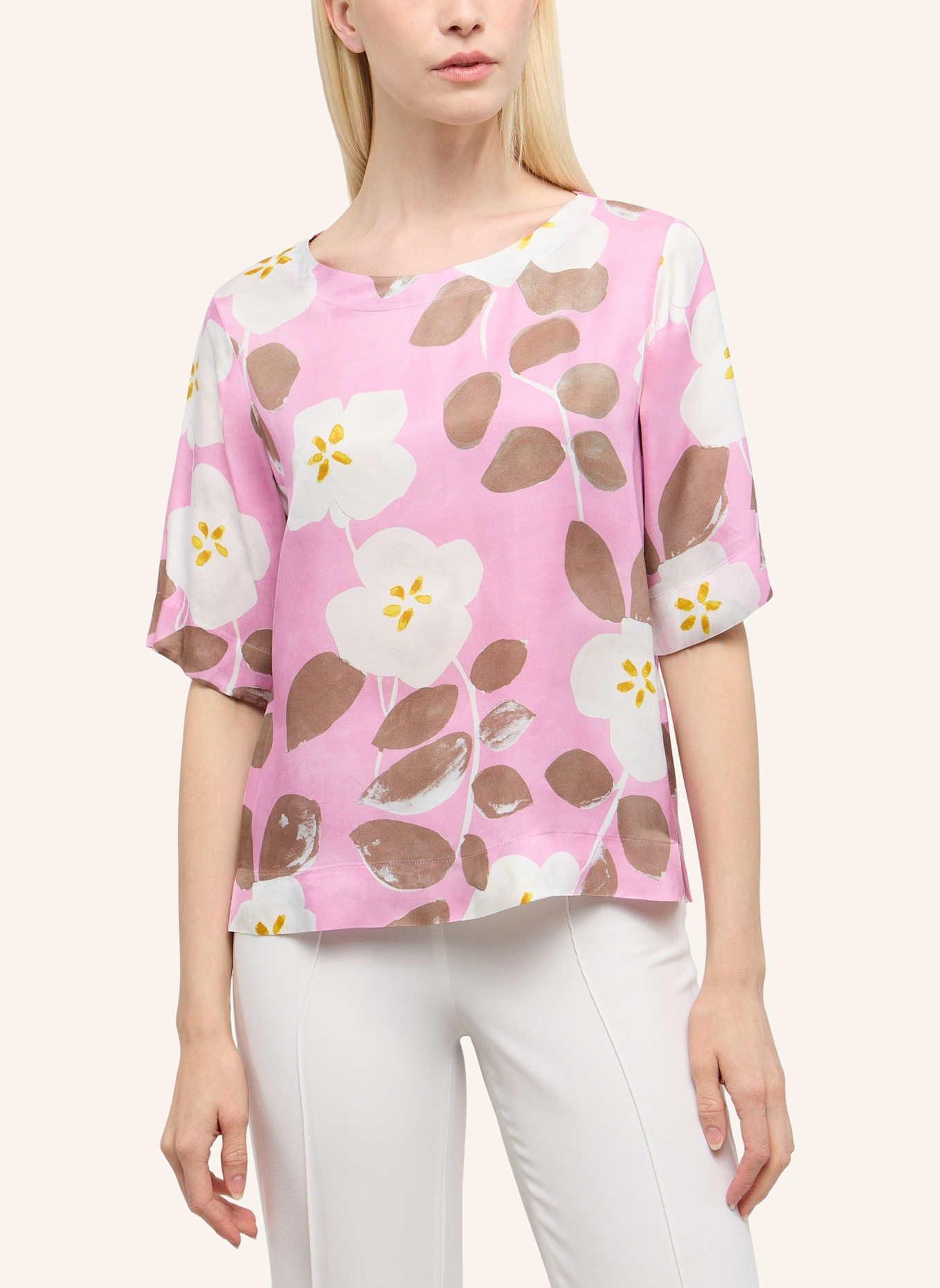 1863 by ETERNA Bluse LOOSE FIT: ROSA