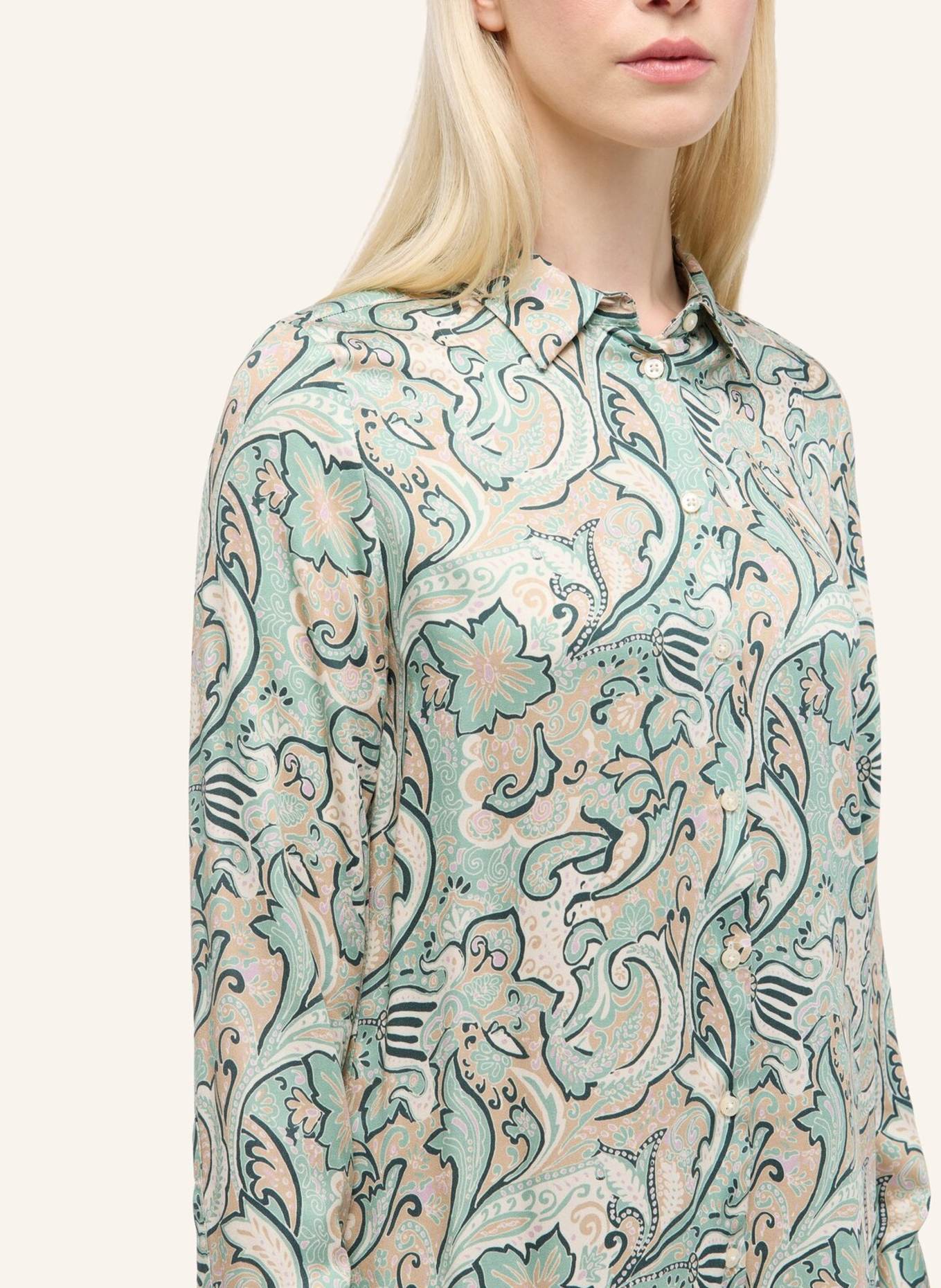 ETERNA Bluse REGULAR FIT: GRÜN