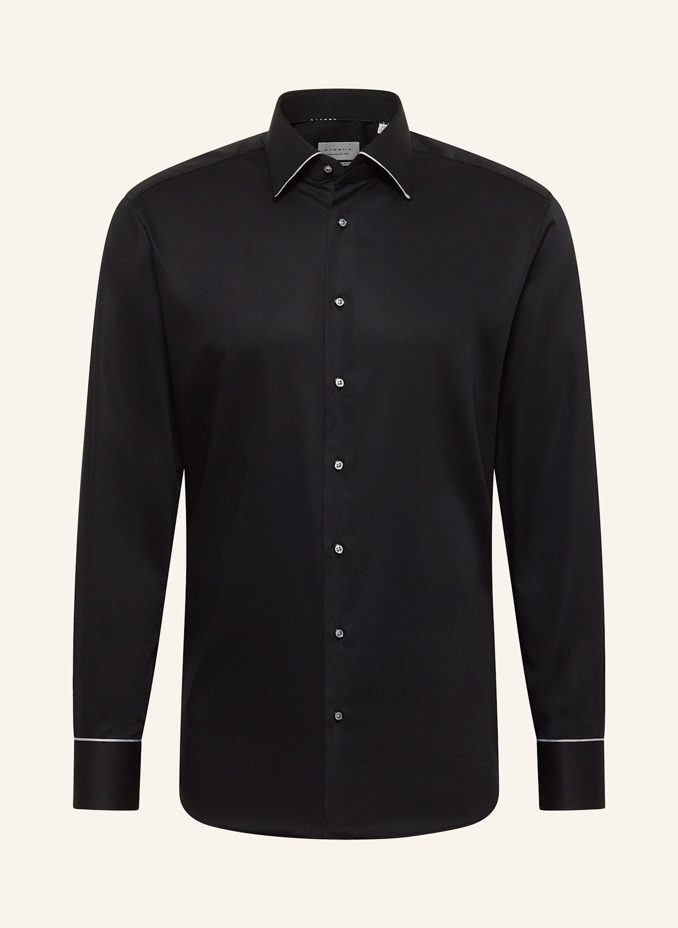 ETERNA Hemd MODERN FIT: SCHWARZ