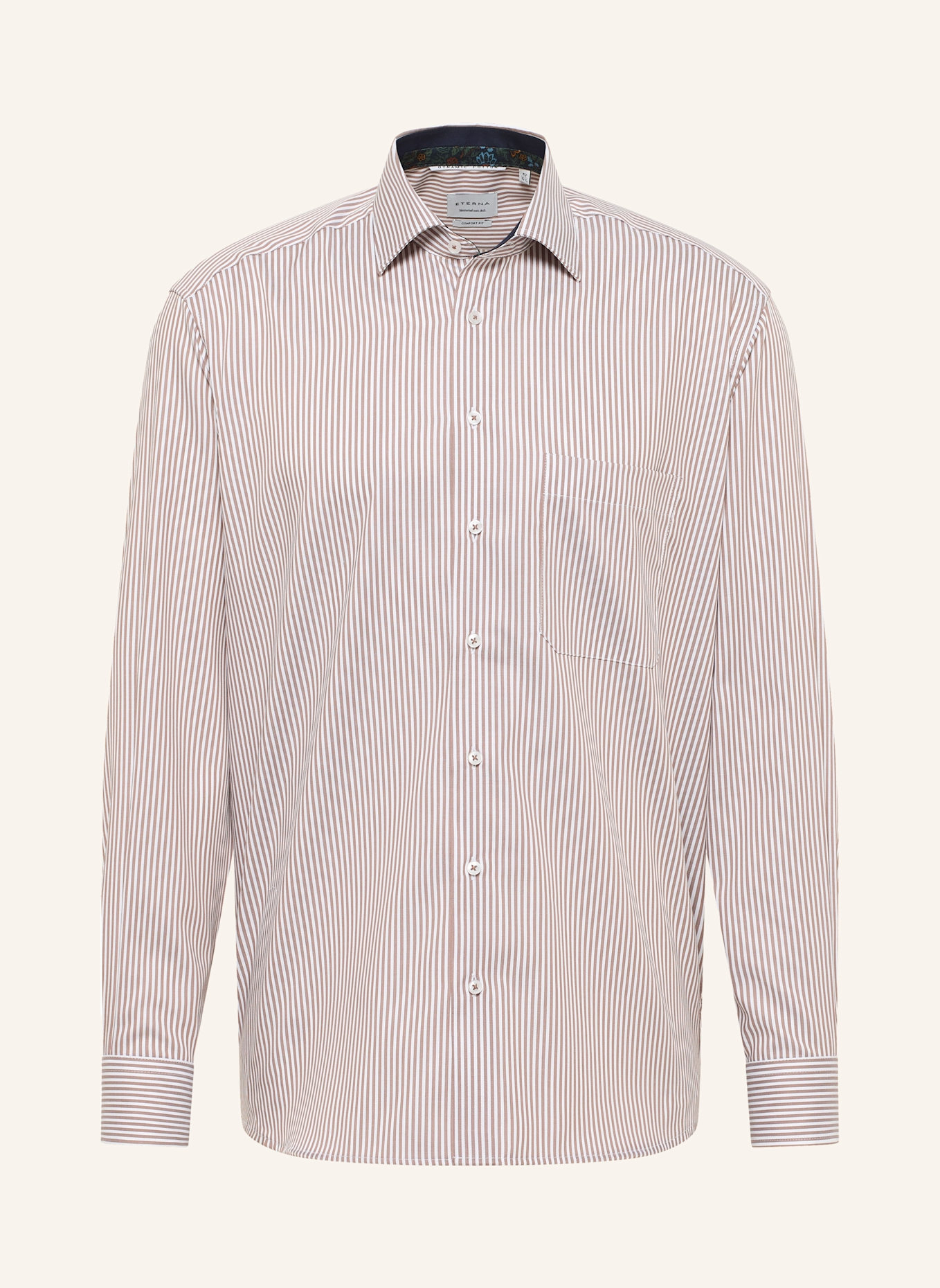ETERNA Hemd COMFORT FIT: BEIGE