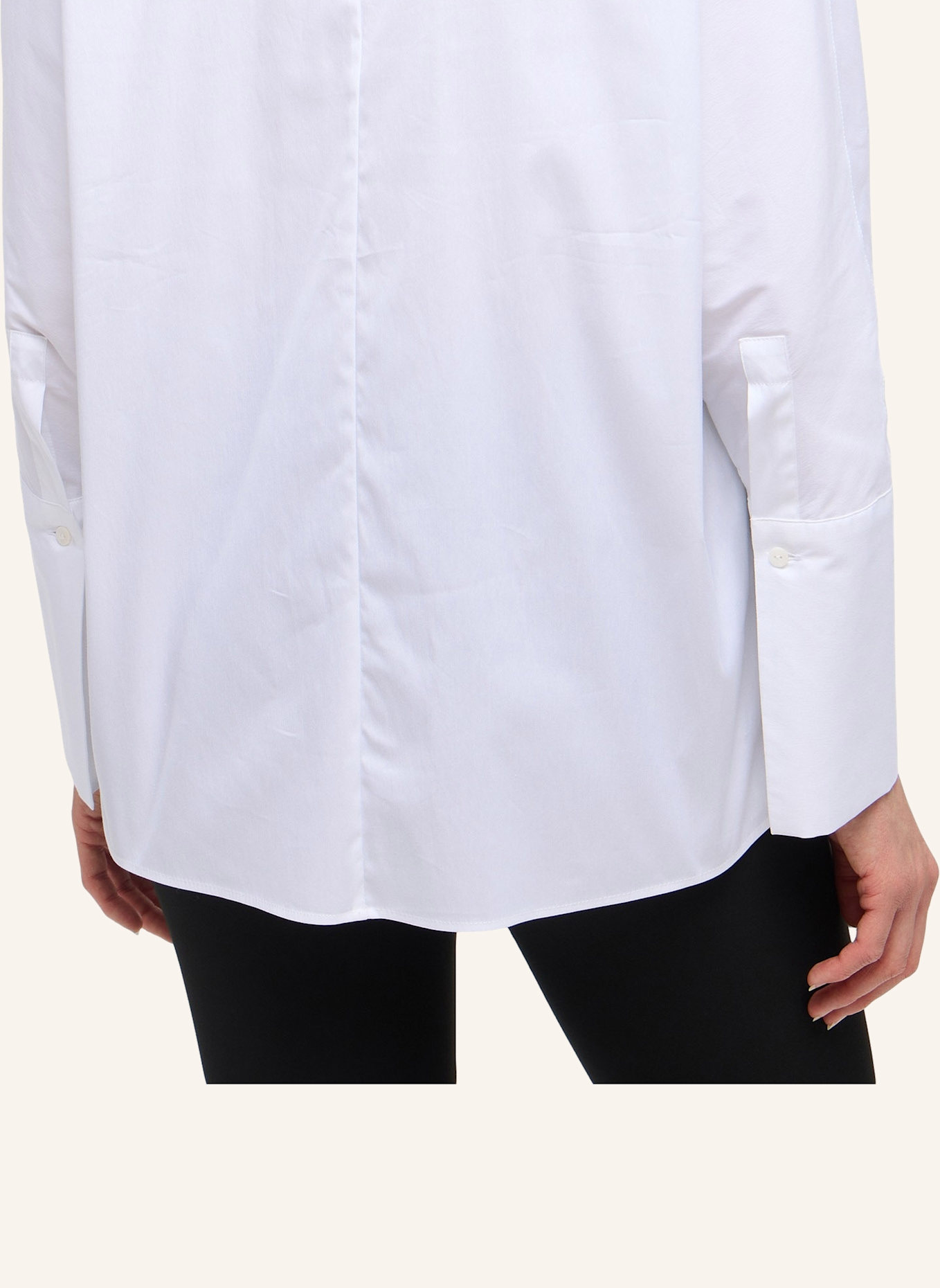 1863 by ETERNA Bluse OVERSIZE FIT: WEISS