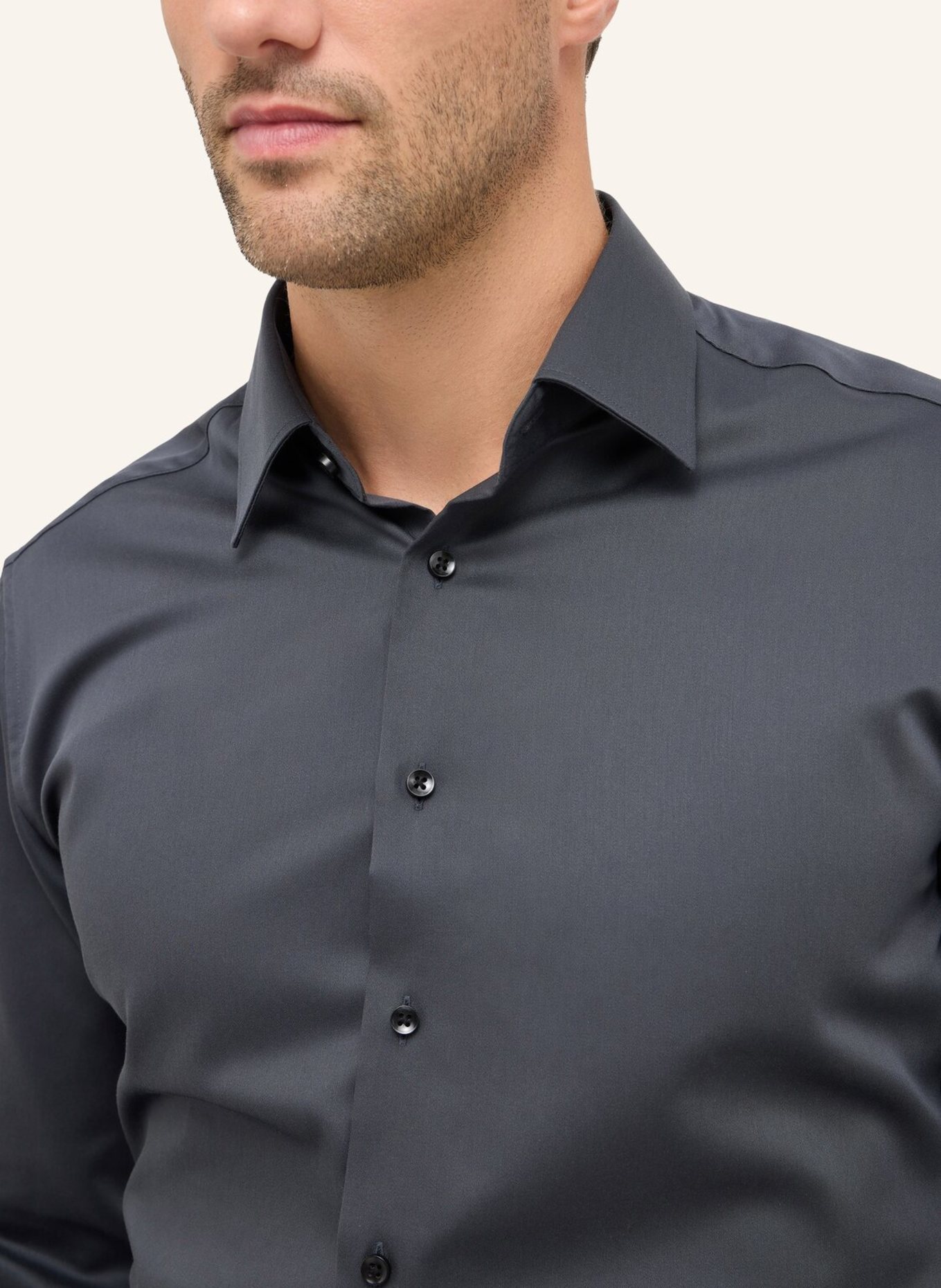 ETERNA Hemd MODERN FIT: GRAU