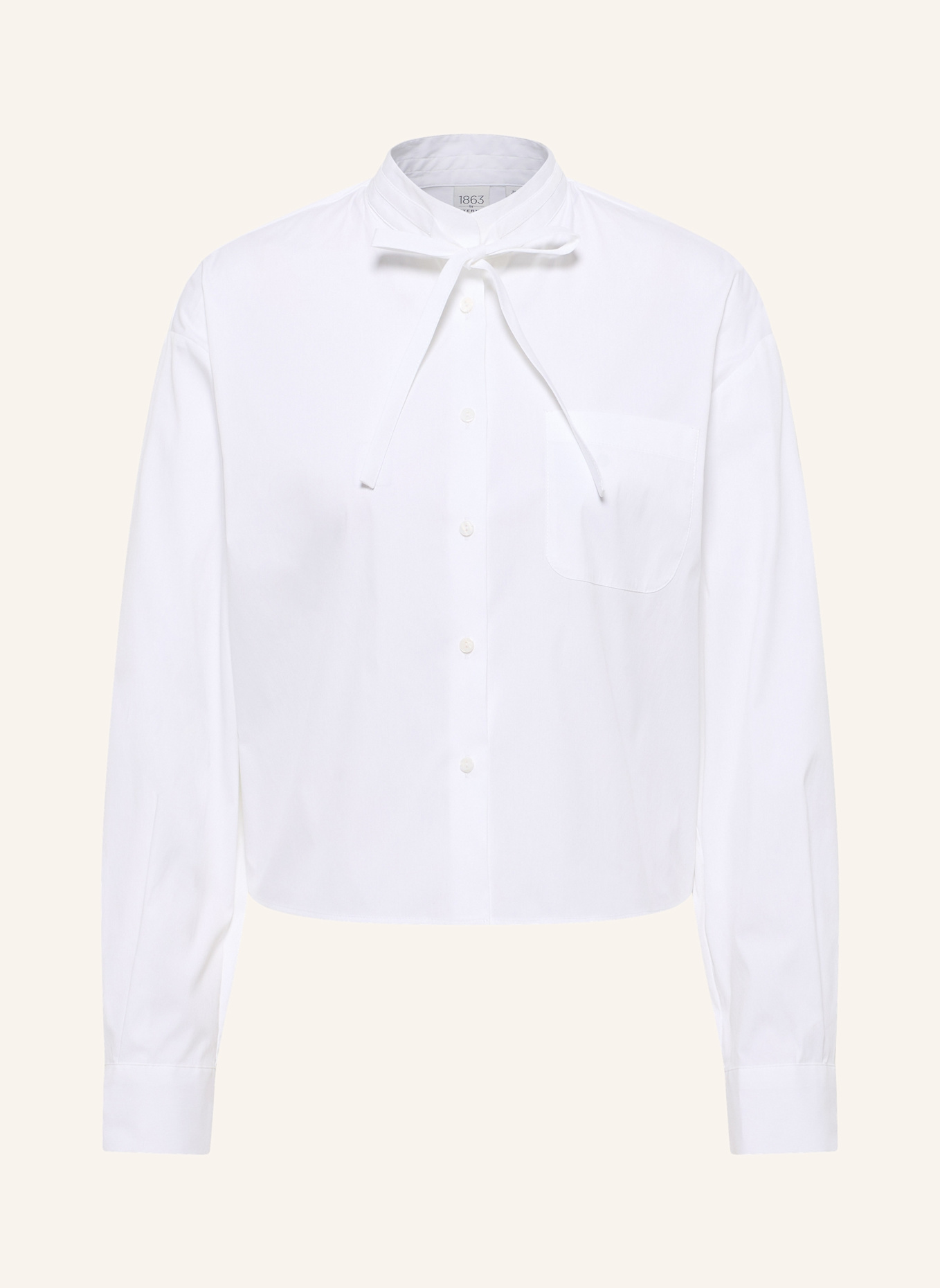 1863 by ETERNA Bluse LOOSE FIT: WEISS