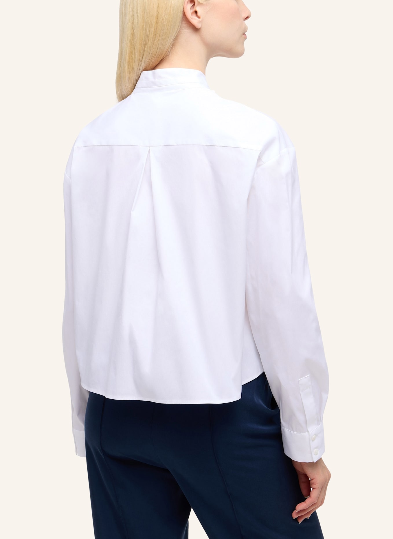 1863 by ETERNA Bluse LOOSE FIT: WEISS