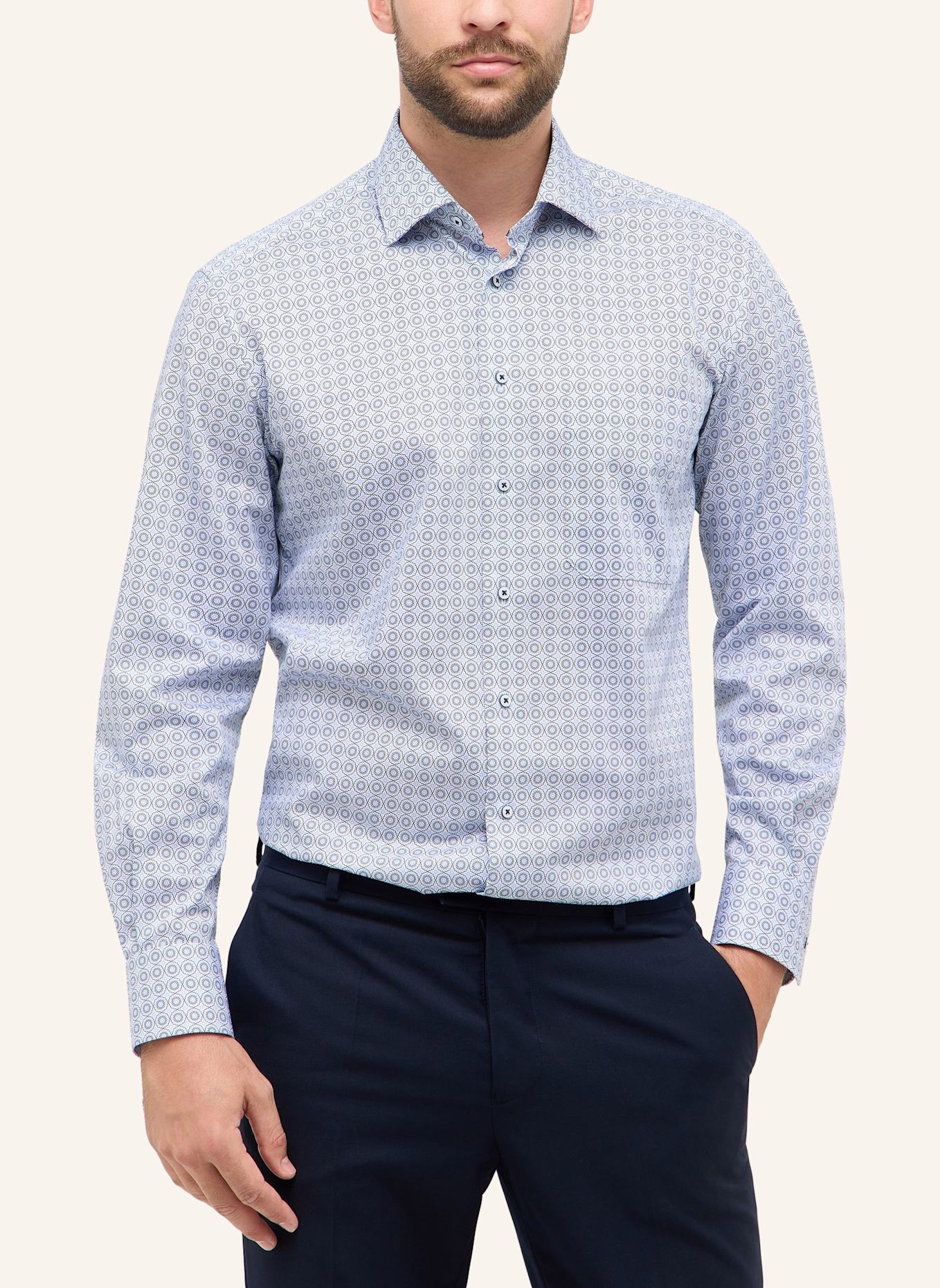 ETERNA Hemd COMFORT FIT: BLAU