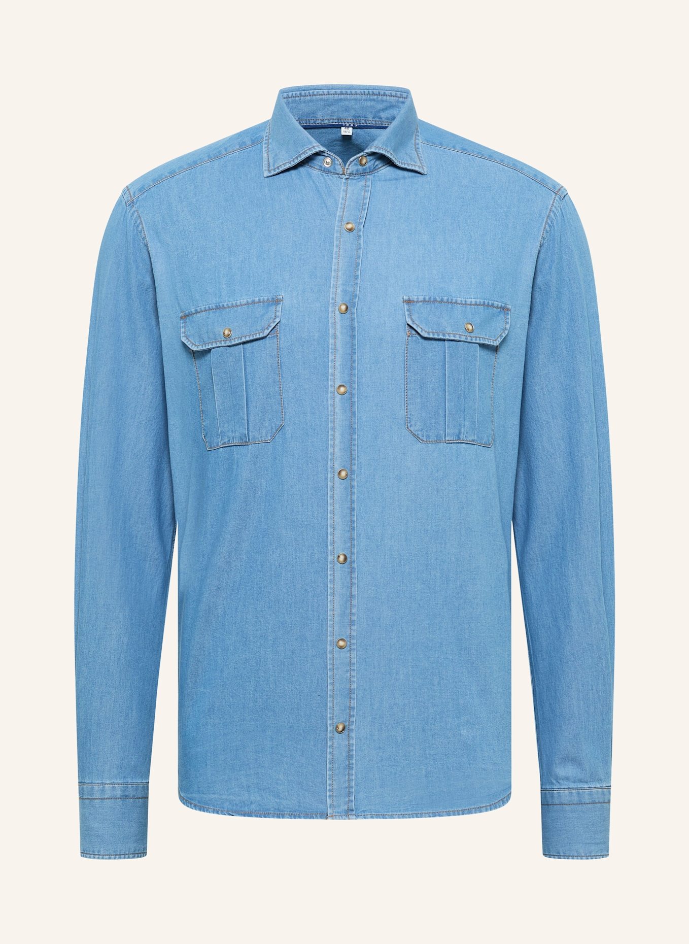 1863 by ETERNA Hemd MODERN FIT: BLAU