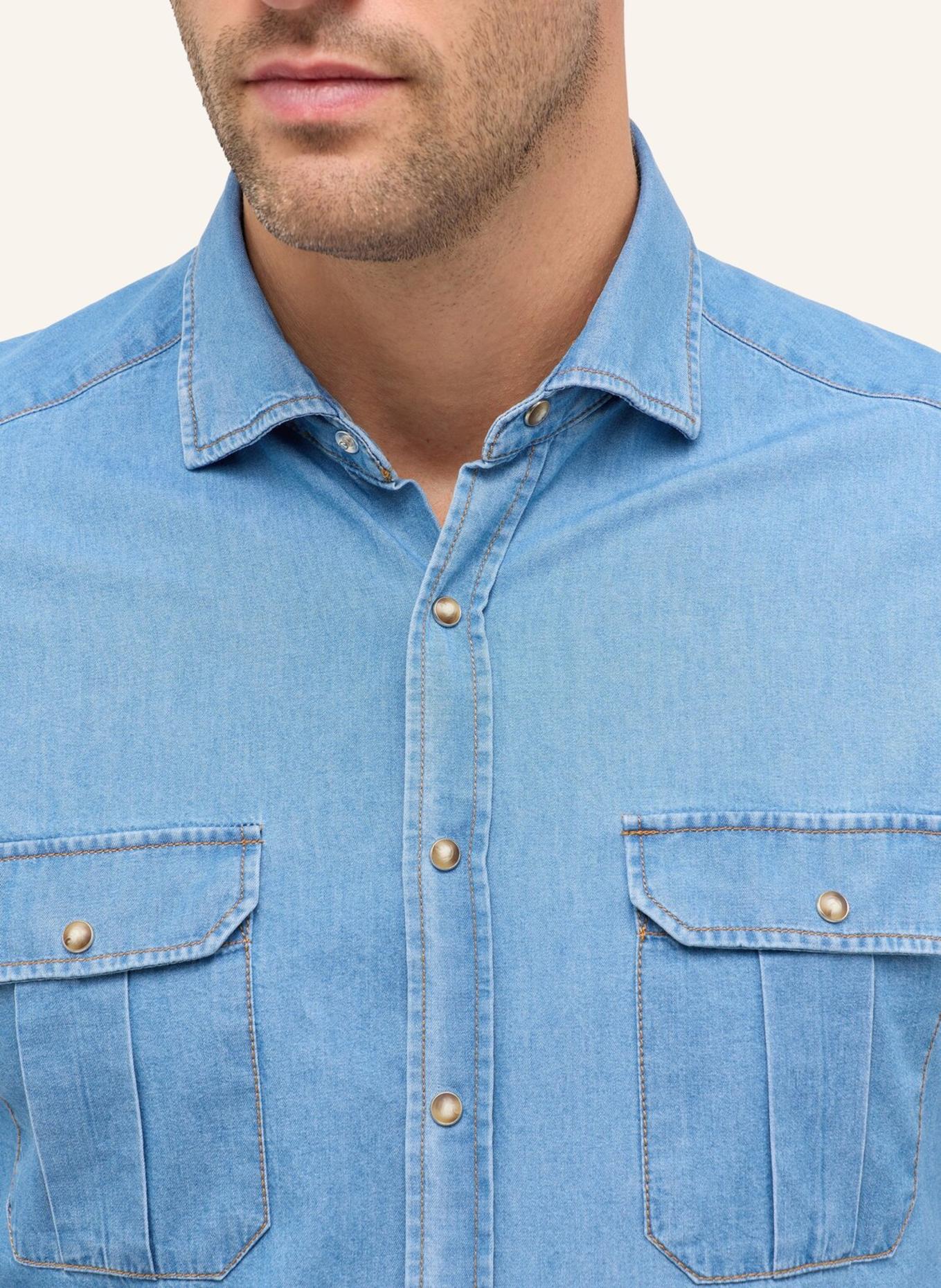 1863 by ETERNA Hemd MODERN FIT: BLAU