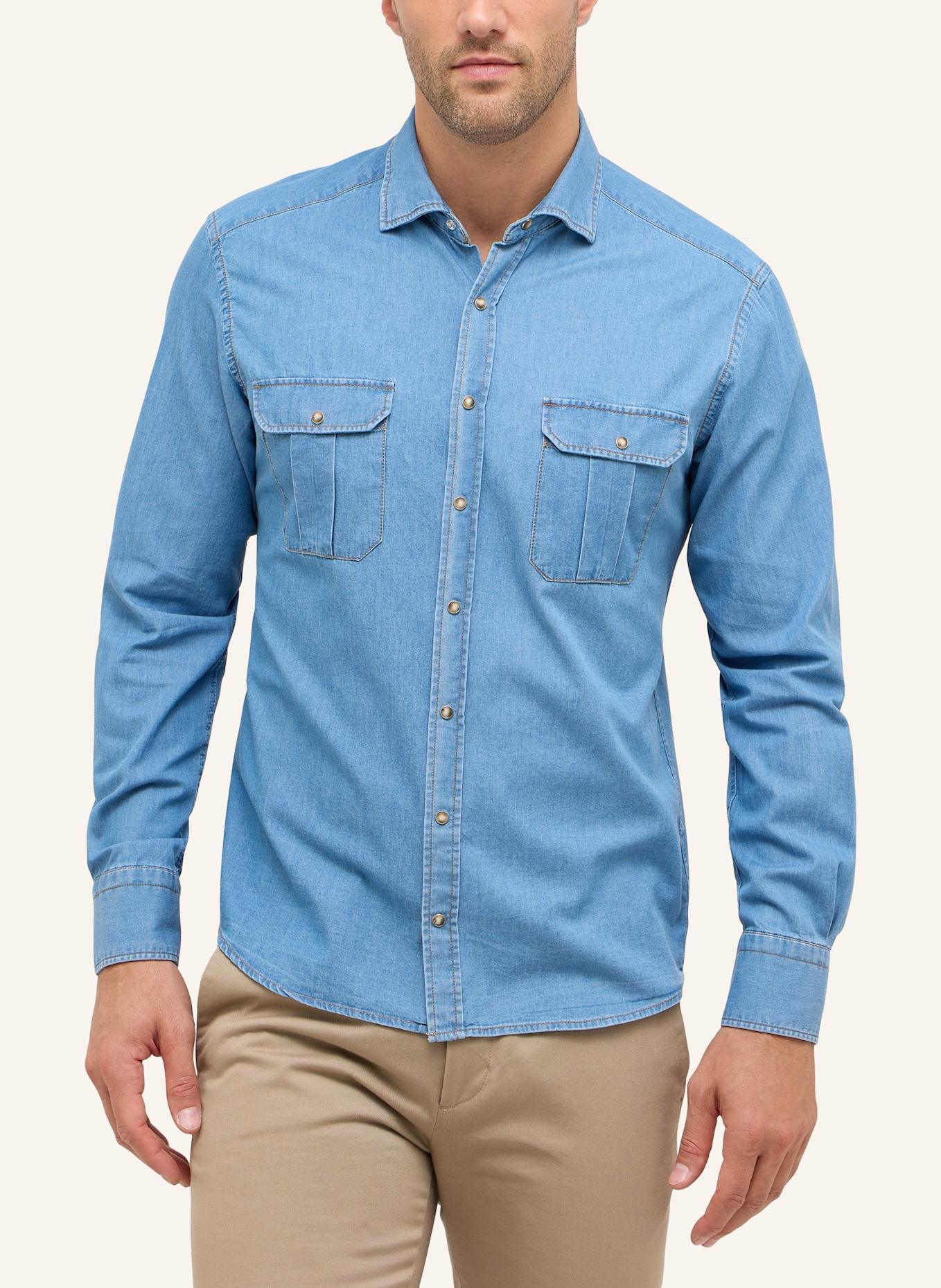 1863 by ETERNA Hemd MODERN FIT: BLAU