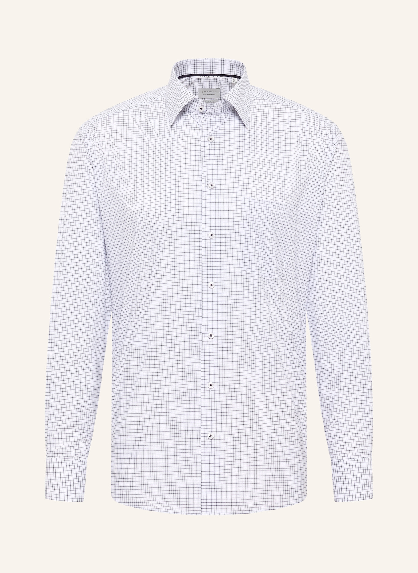 ETERNA Hemd Modern Fit: BLAUGRAU