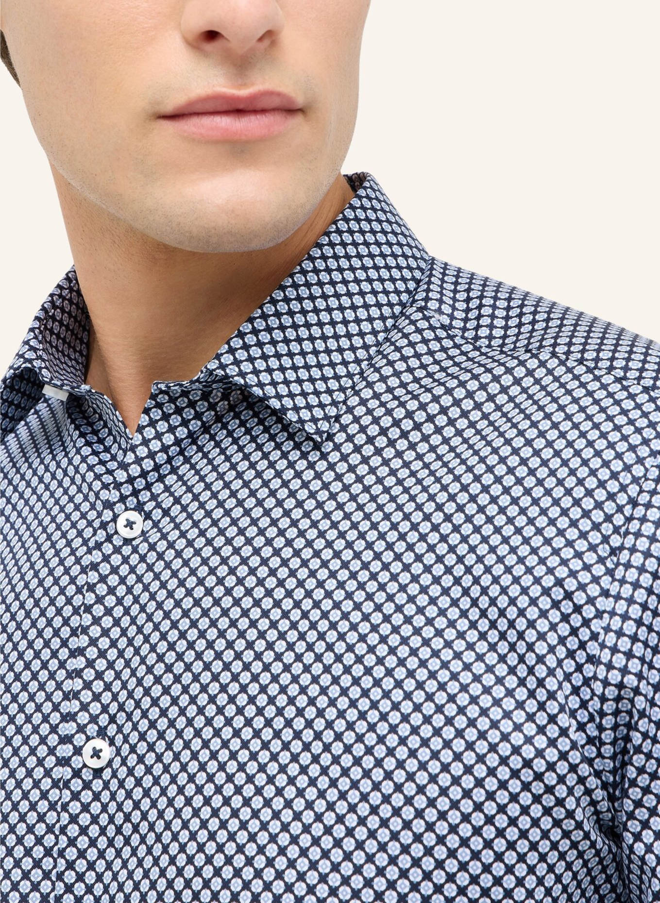 ETERNA Hemd SUPER SLIM: DUNKELBLAU