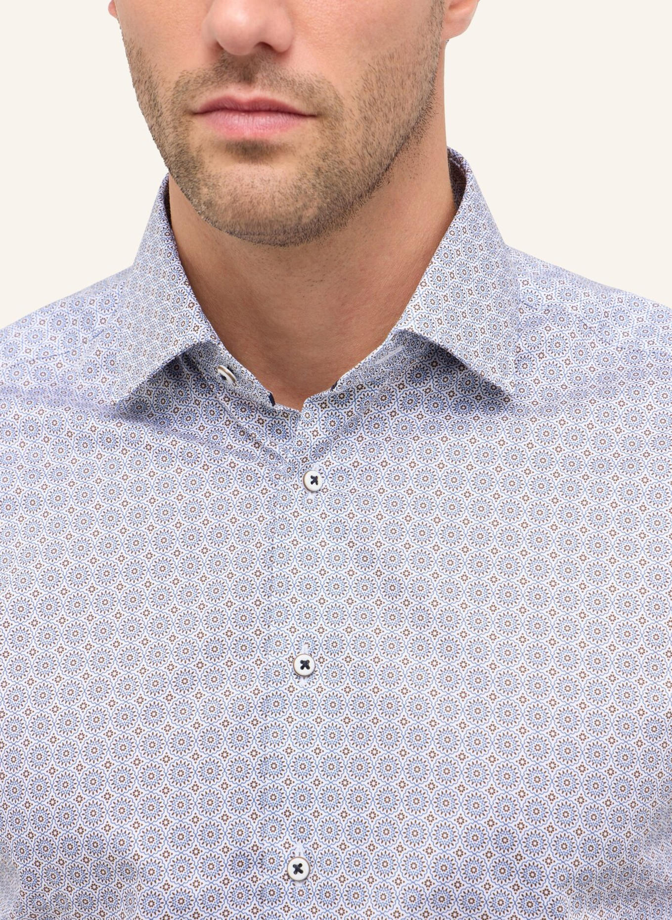 ETERNA Hemd Modern Fit: BRAUN